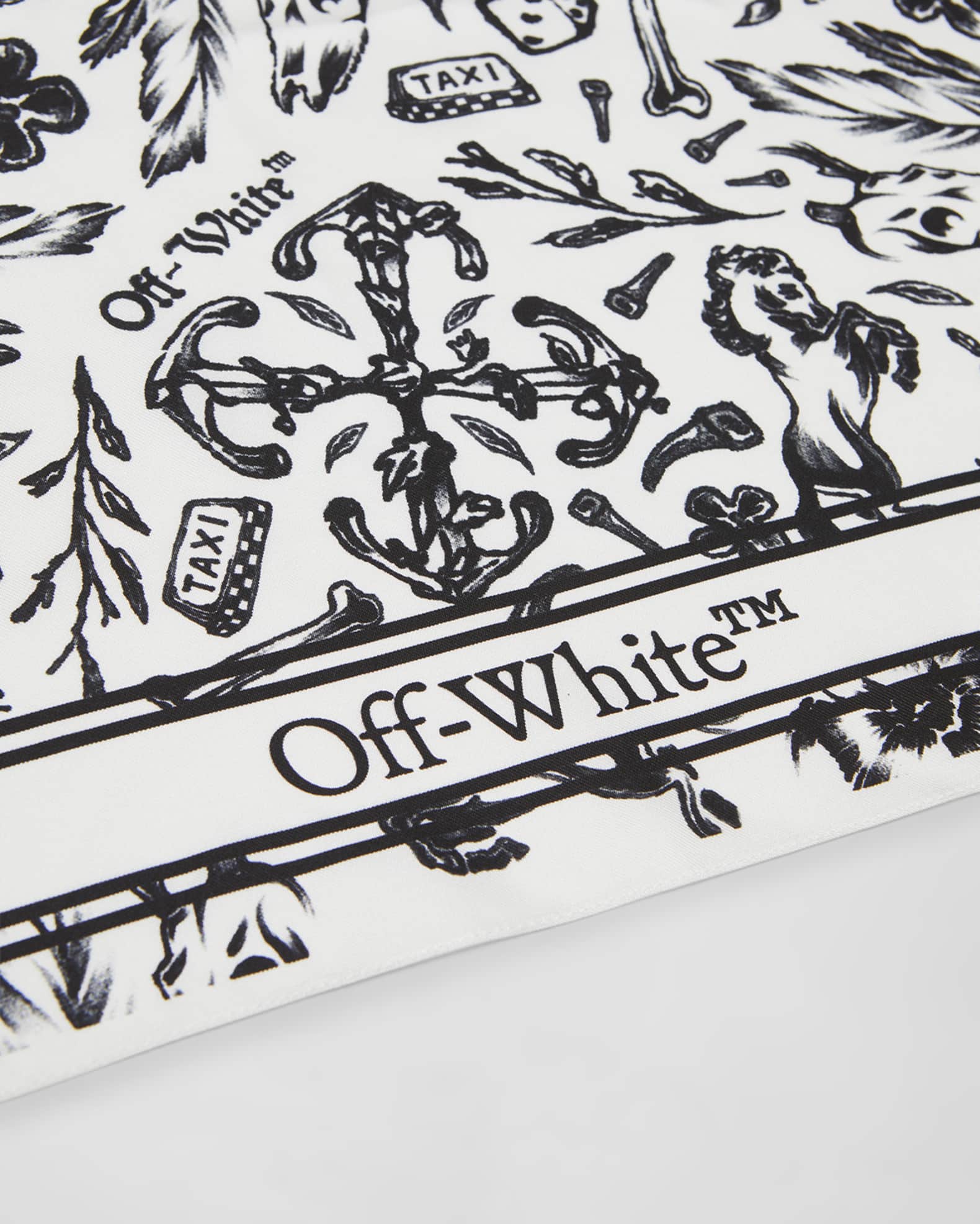 Her Thai Line scarf - Off White