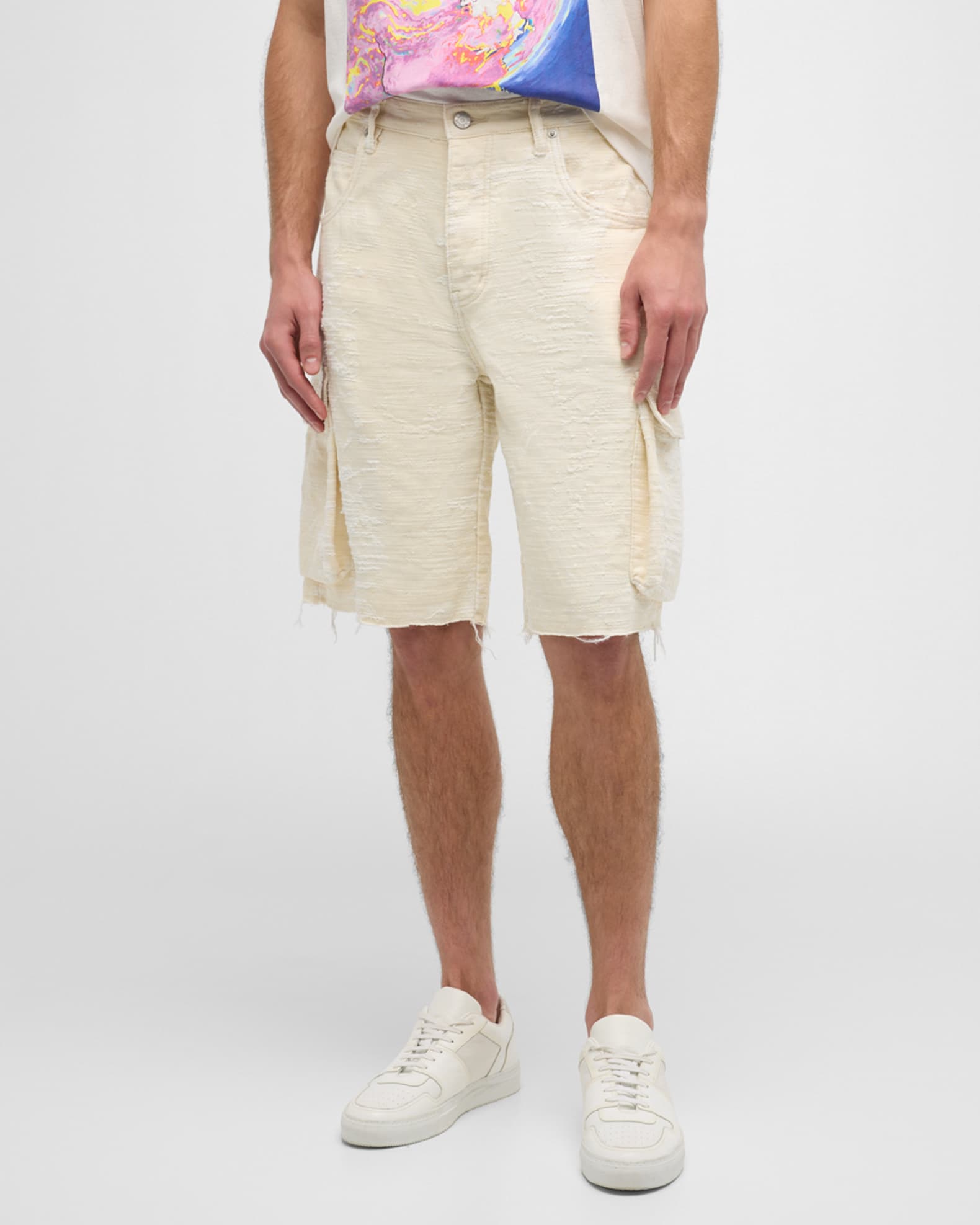 Men s Jacquard Cargo Shorts