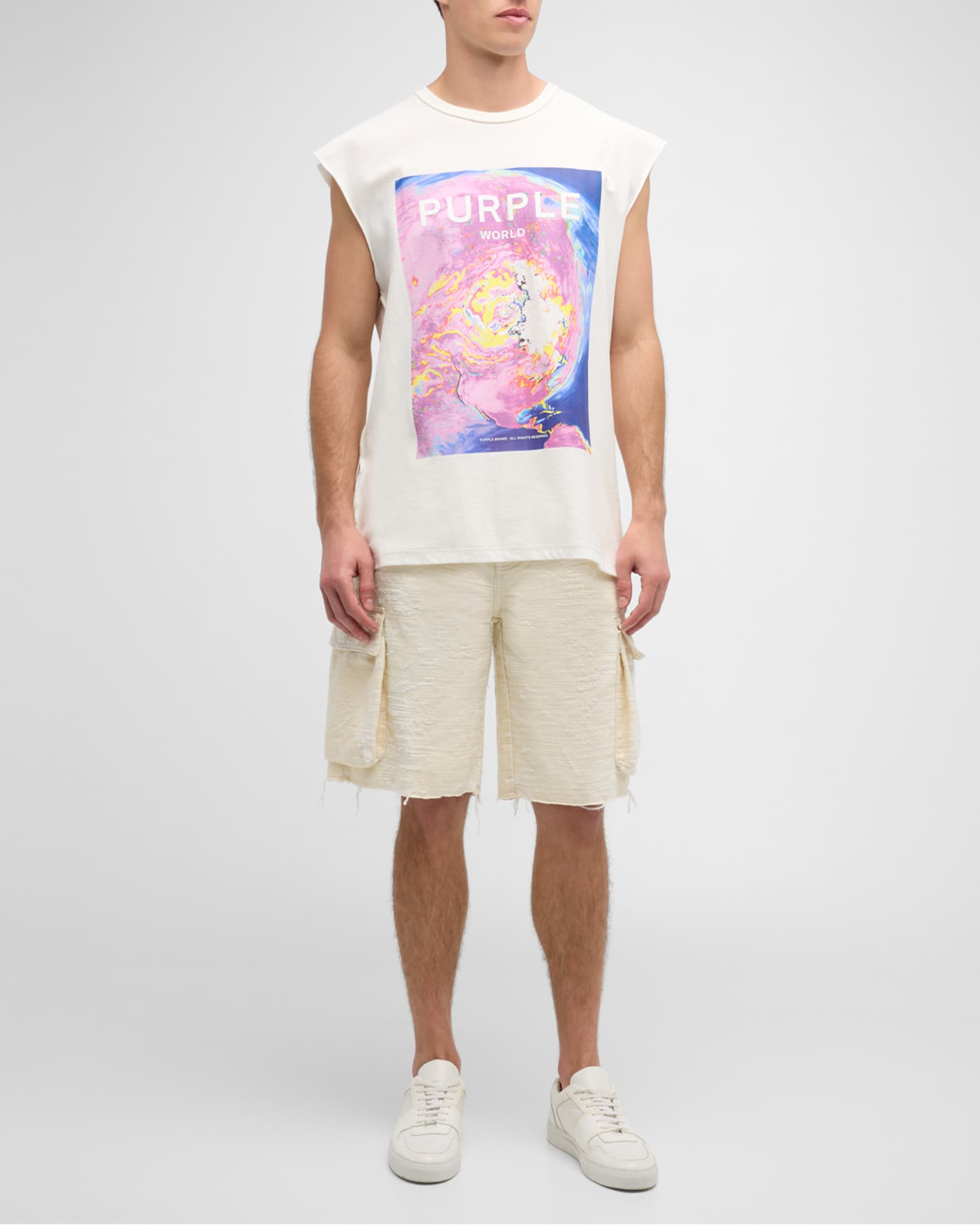 Men s Jacquard Cargo Shorts