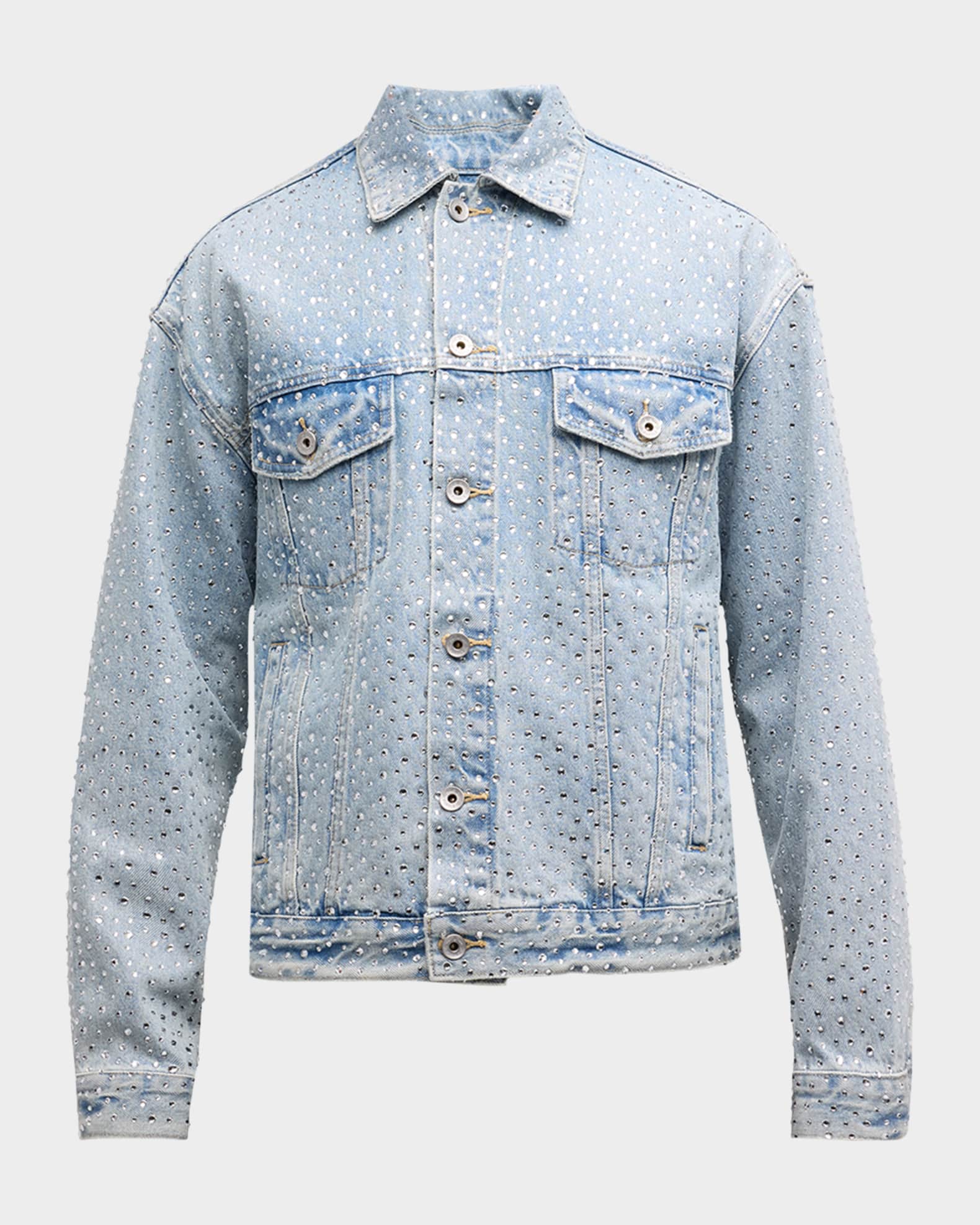 Men's Crystal Galore Trucker Jacket 0