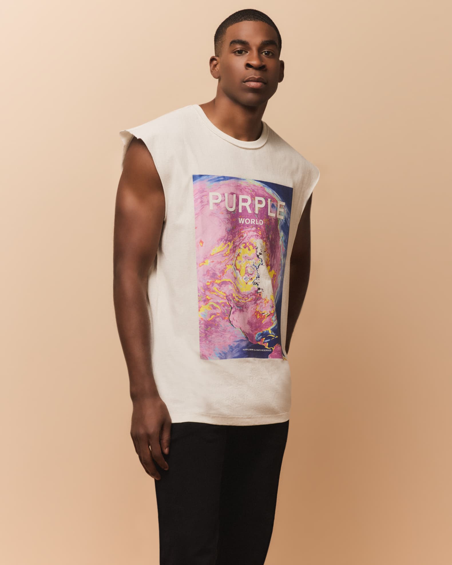 Sleeveless crew neck t shirt deals