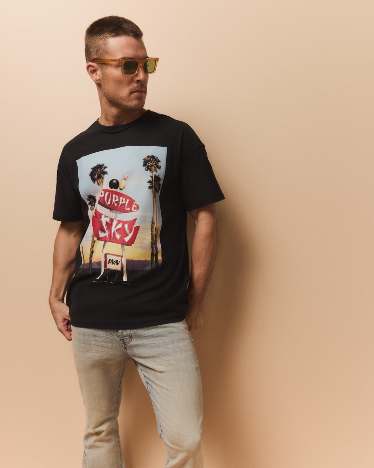 TSHIRT LES POMMES SKY BLUE