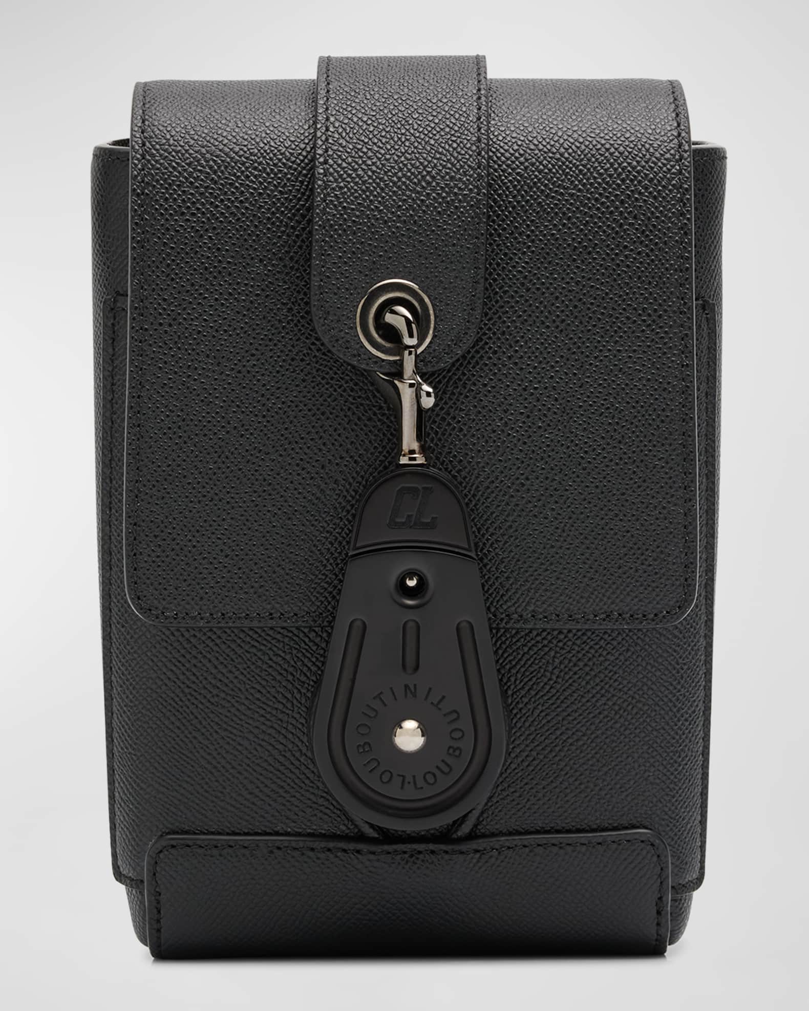 Christian Louboutin Men s Groovy North South Leather Crossbody Bag Neiman Marcus