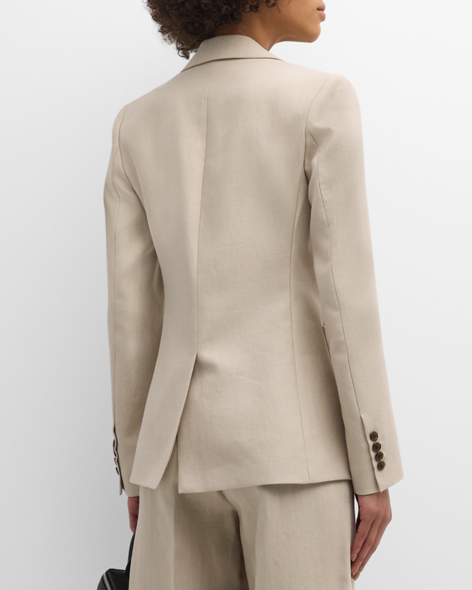 Single Breasted Linen Weekend Blazer