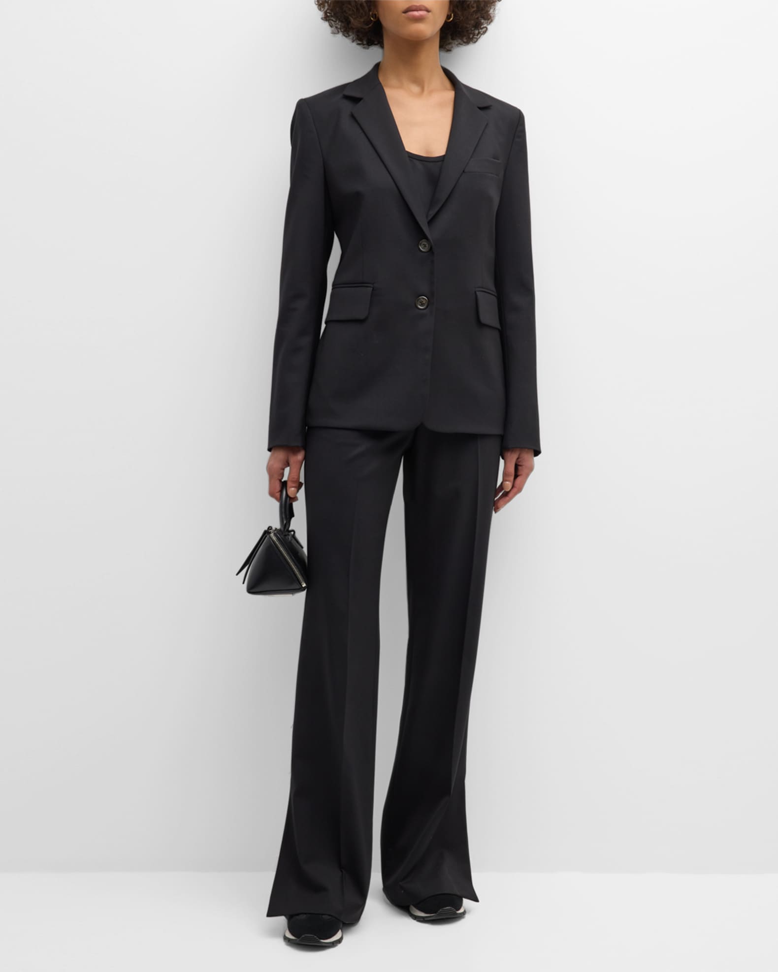 Copain Single-Breasted Seasonless Wool Blazer 1