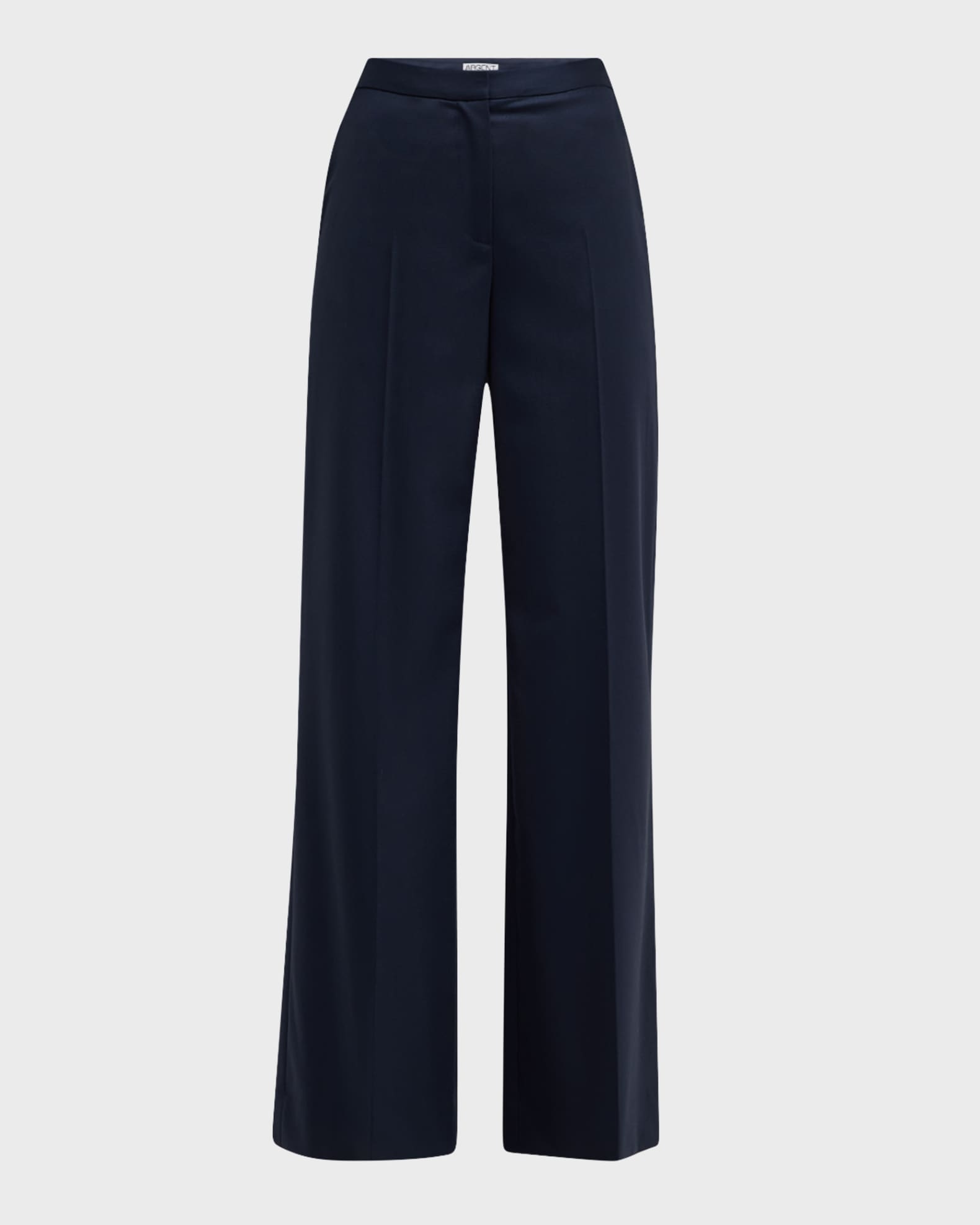 Straight-Leg Wool-Blend Trousers 0