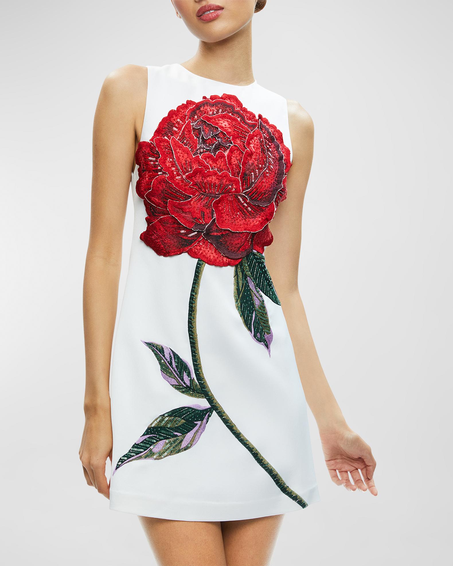 alice olivia clyde a line shift dress ALICE + OLIVIA Clyde A-Line Shift Dress