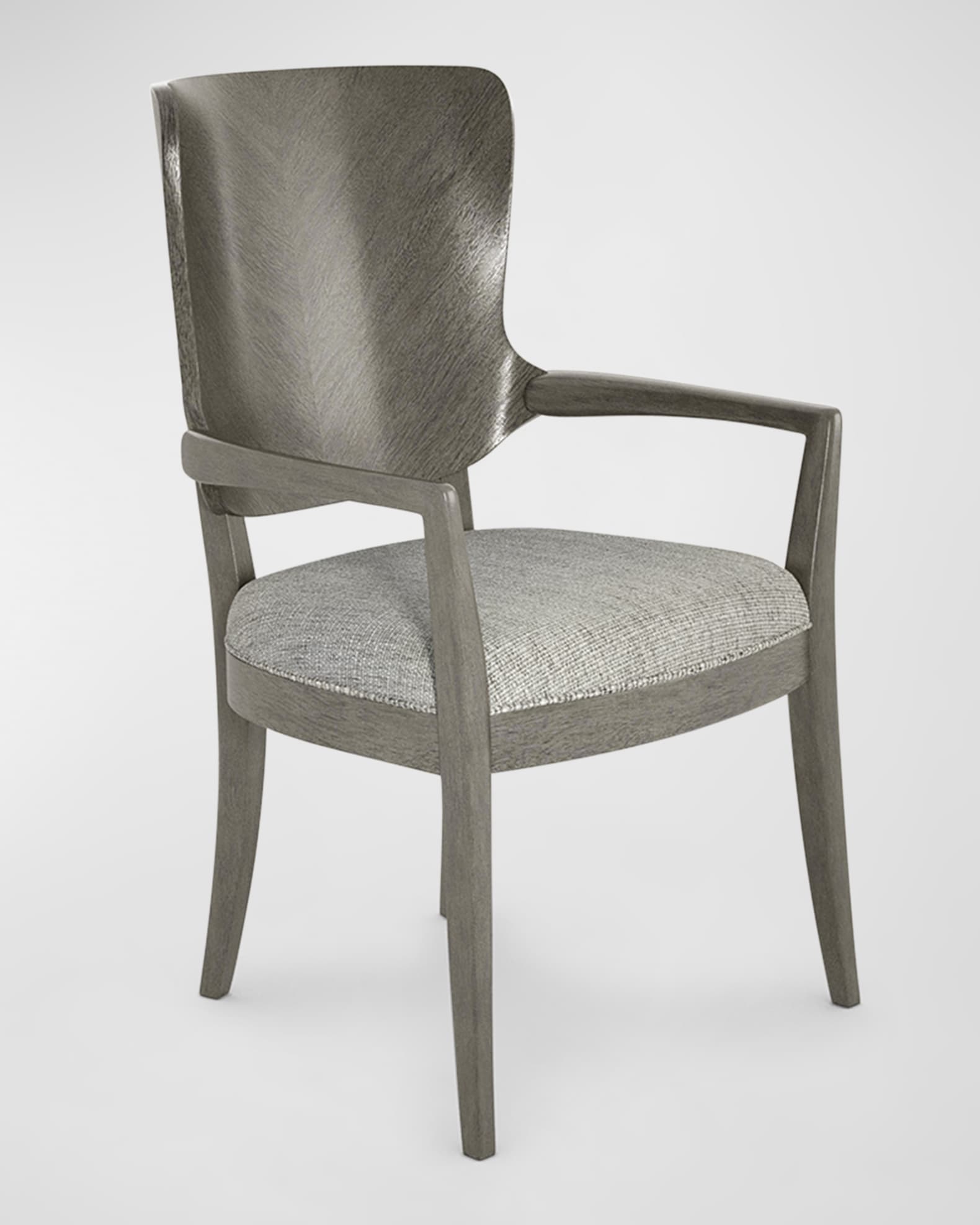 Chevron Dining Arm Chair 0
