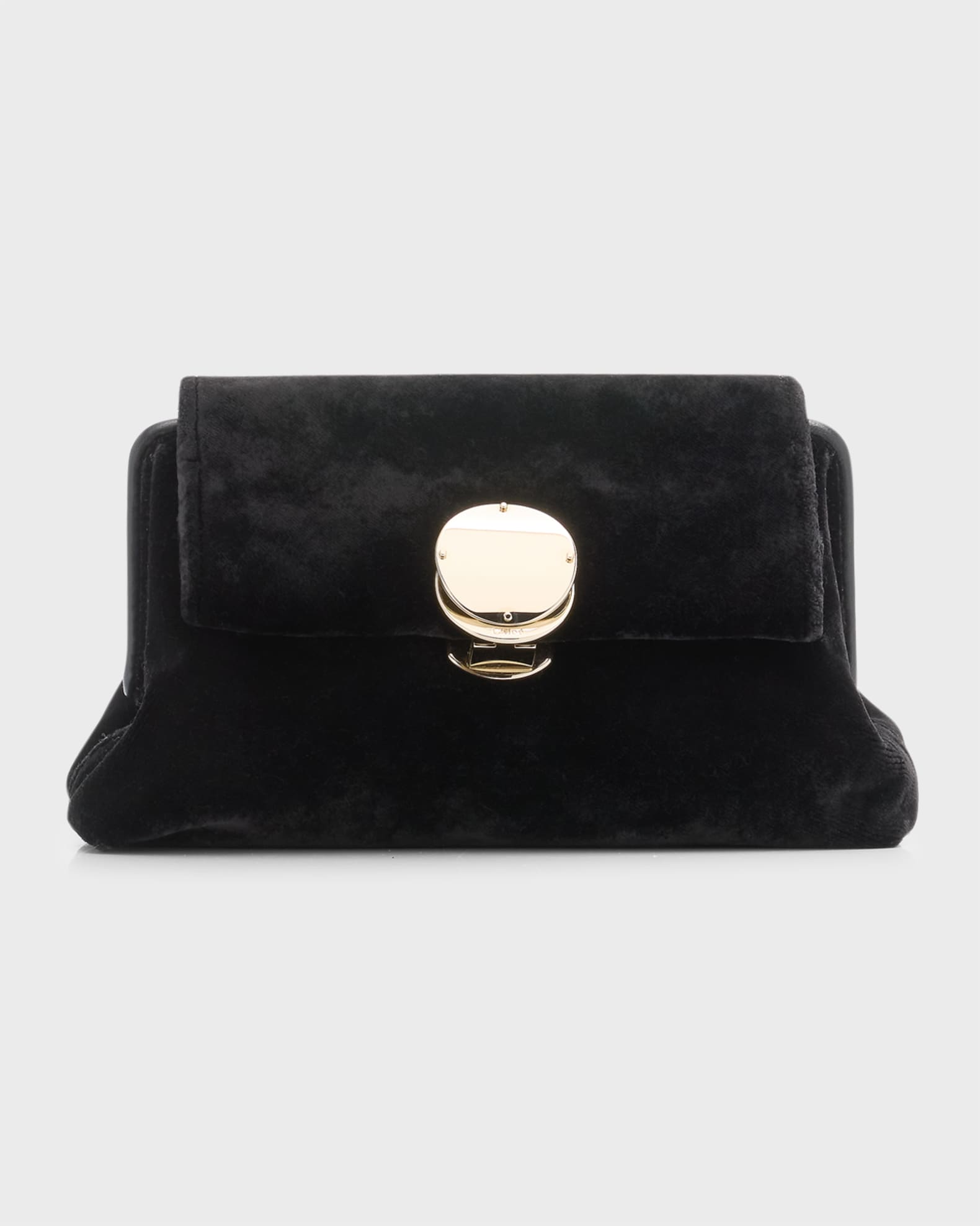 Chloe x Atelier Jolie Clutch Bag in Velvet Neiman Marcus