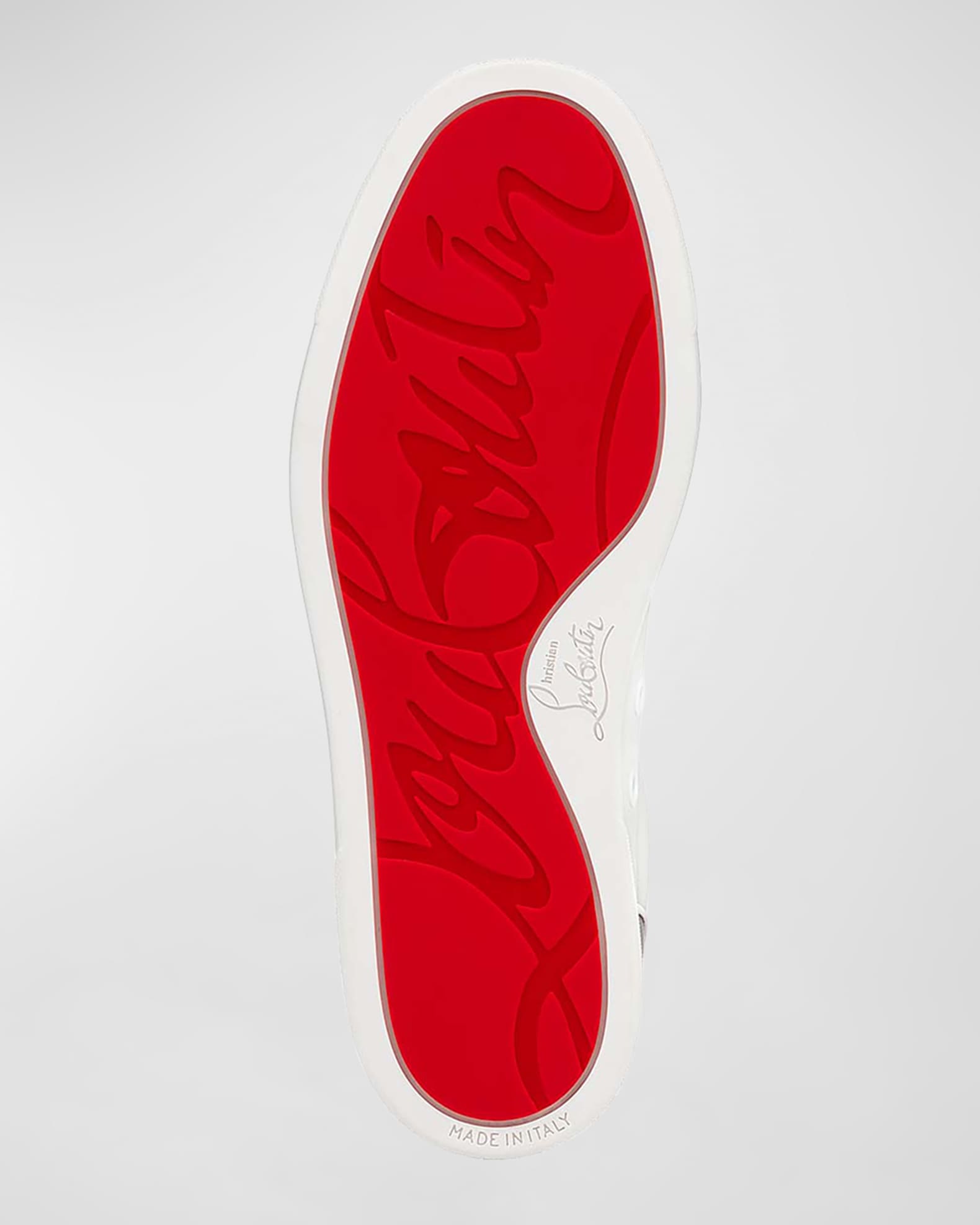 Christian Louboutin Fun Vieira Bicolor Red Sole Sneakers Neiman Marcus