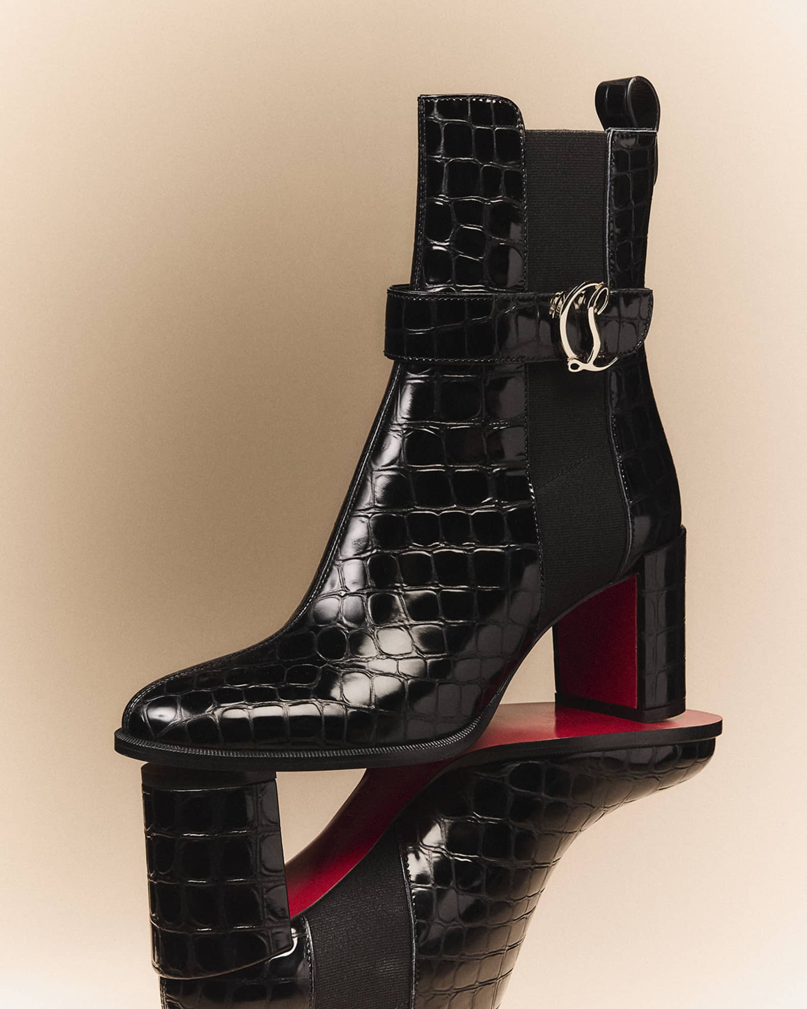 Louis vuitton red bottom booties shop