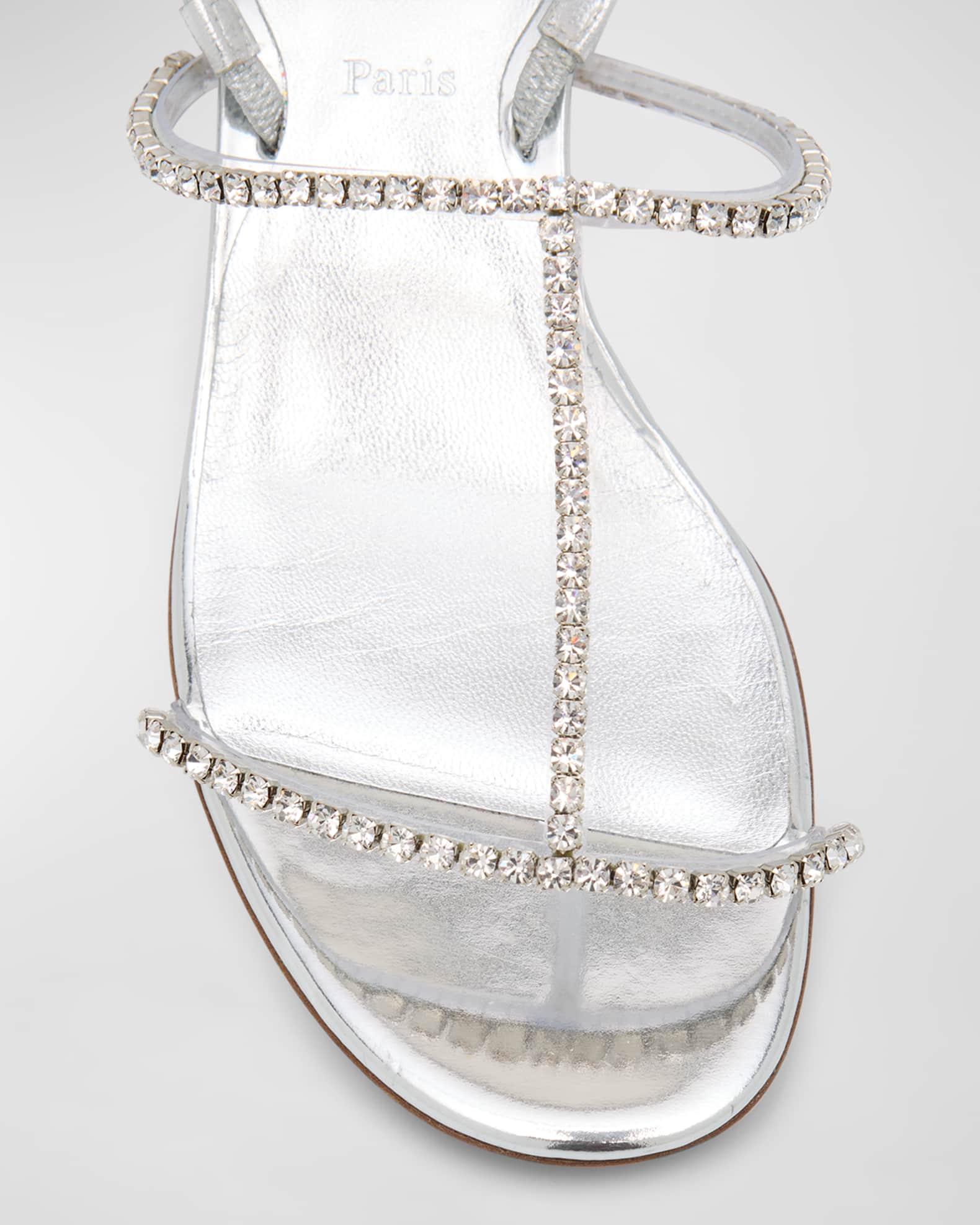 Napa simple strap evening clutsy sandal