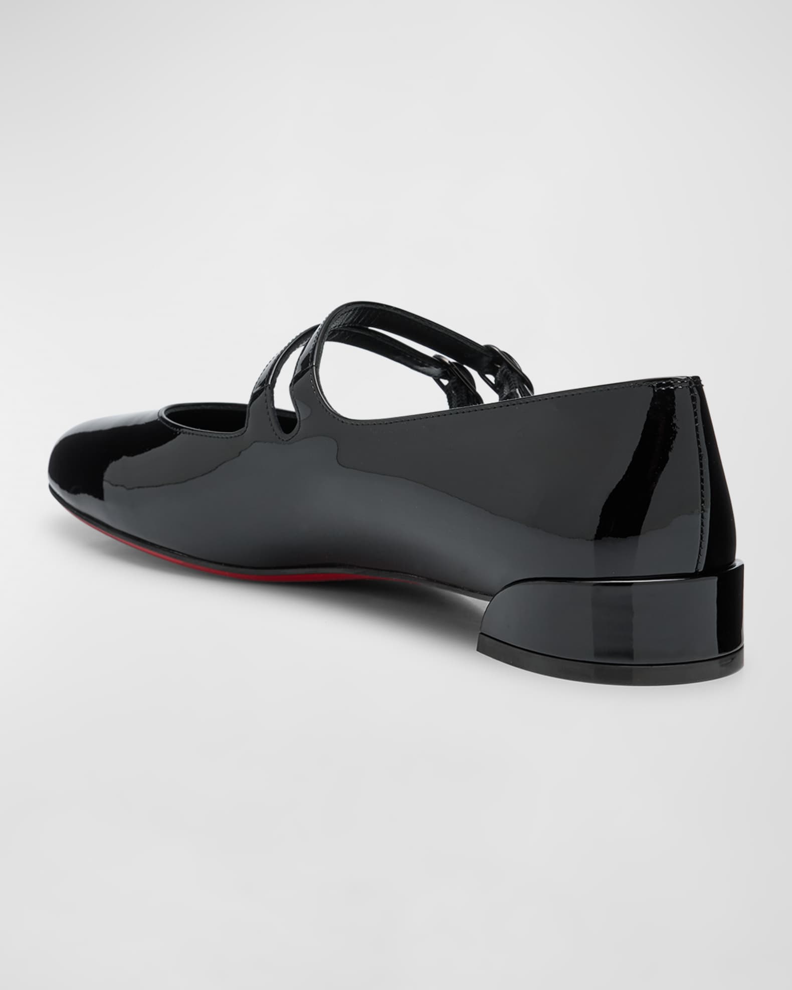 Sweet Jane Patent Red Sole Ballerina Flats