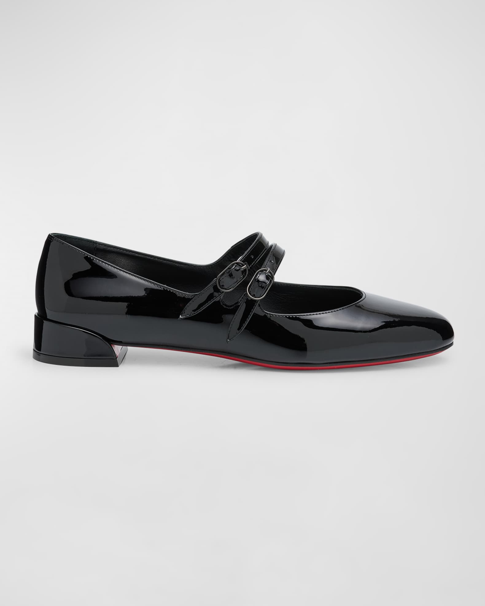Sweet Jane Patent Red Sole Ballerina Flats 0