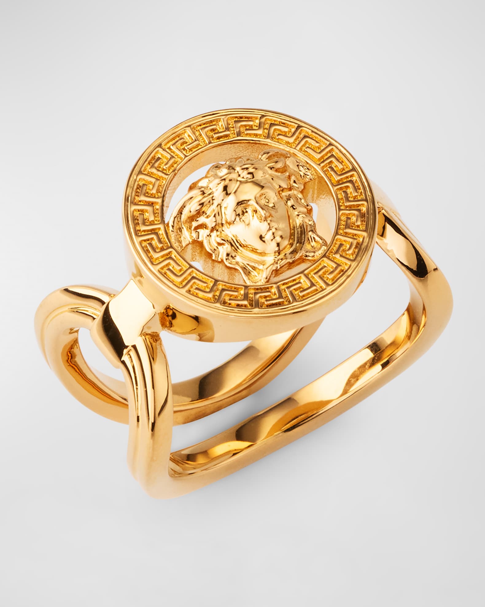 Versace Medusa 95 Brass Ring Neiman Marcus