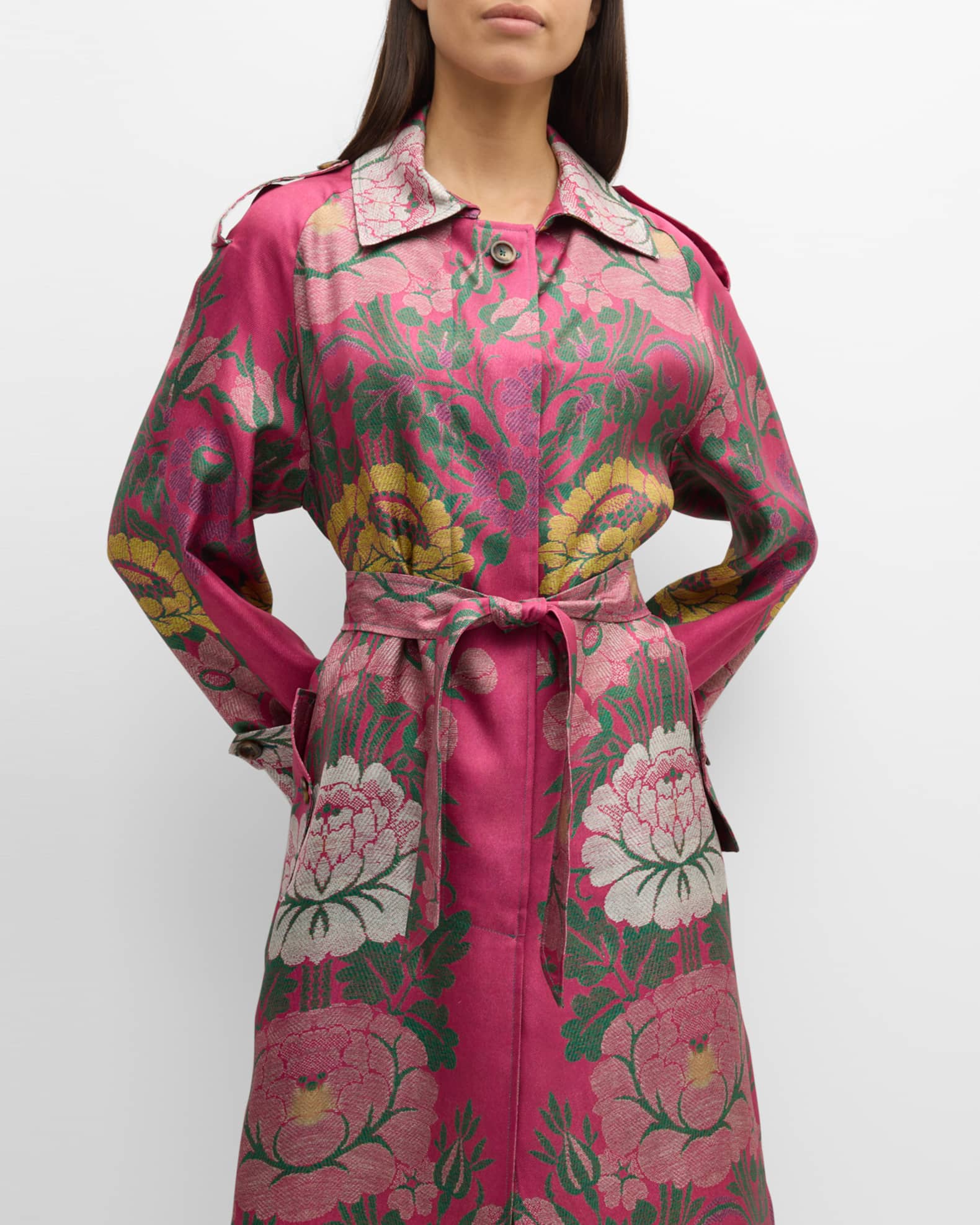 Pierre Louis Mascia Pierre Louis Mascia Printed silk jacket