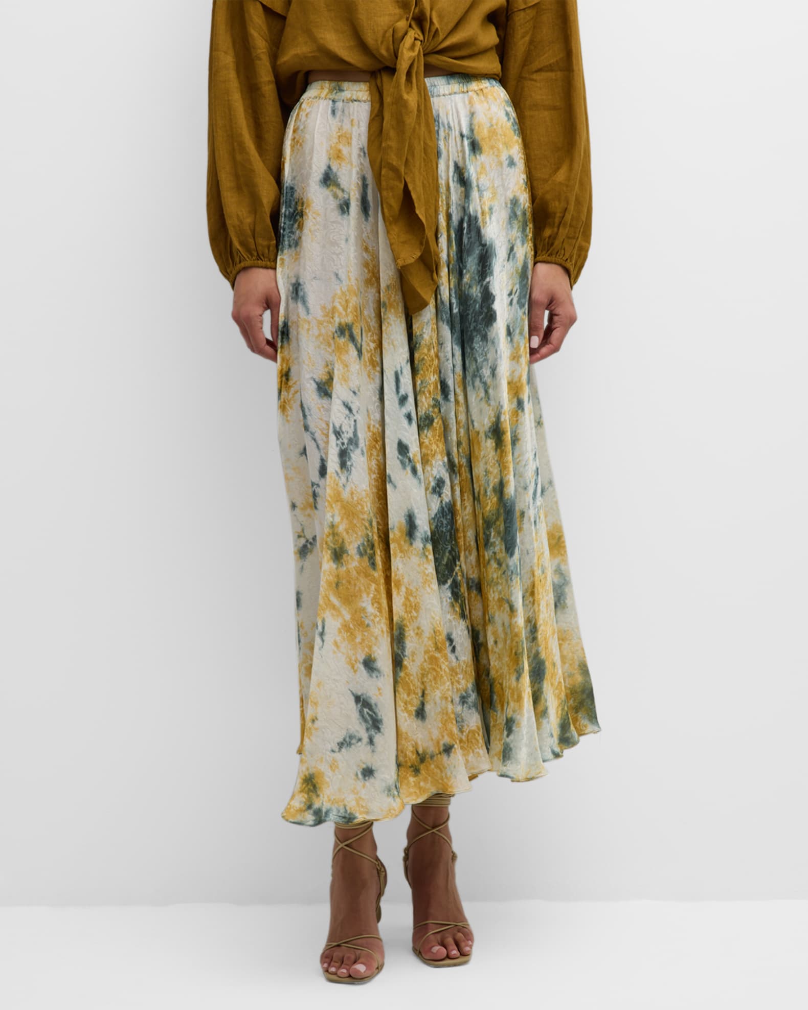 Mes Demoiselles Ina Tie-Dye Maxi Skirt | Neiman Marcus