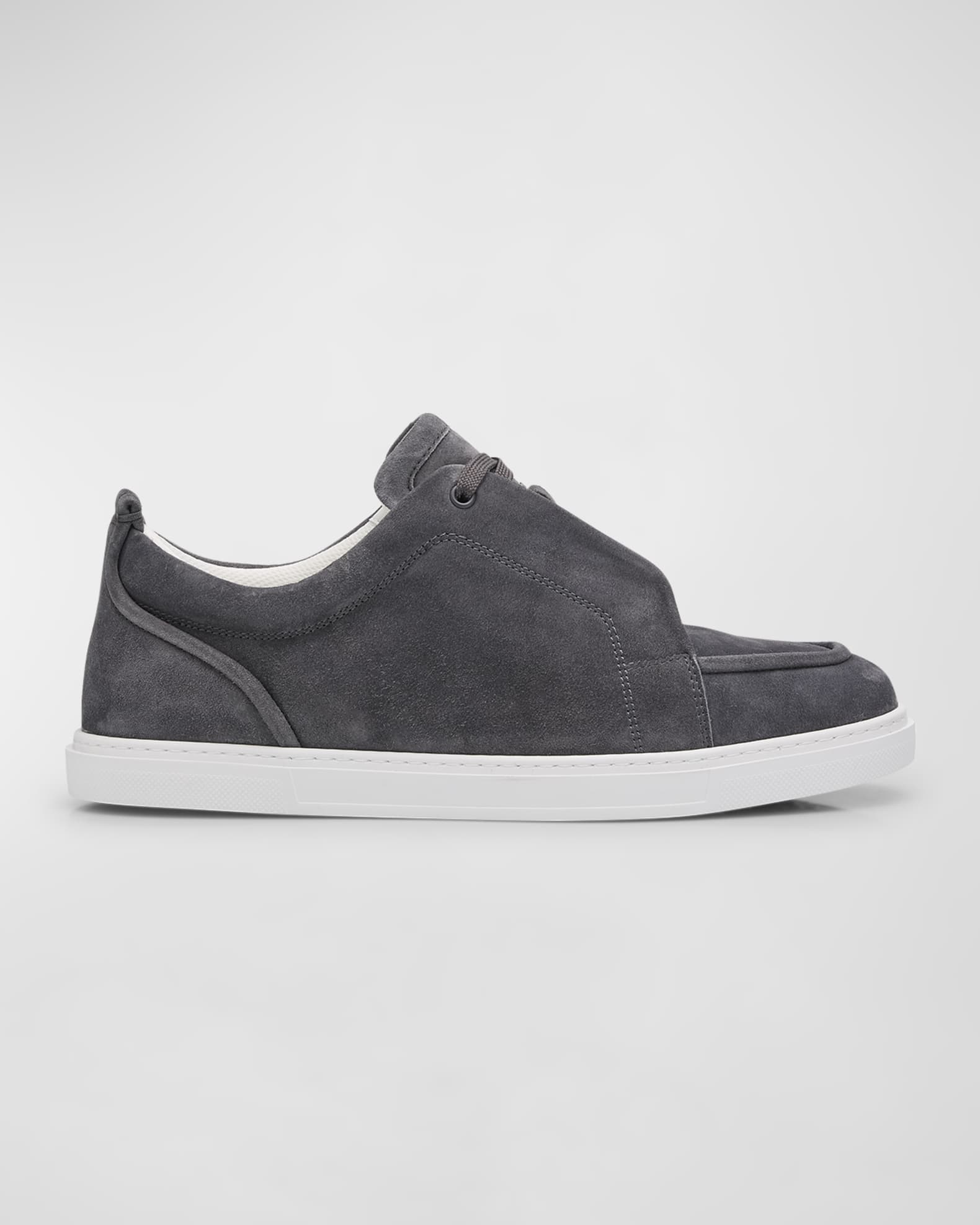 Christian Louboutin Men s Jimmy Veau Velours Low Top Sneakers Neiman Marcus