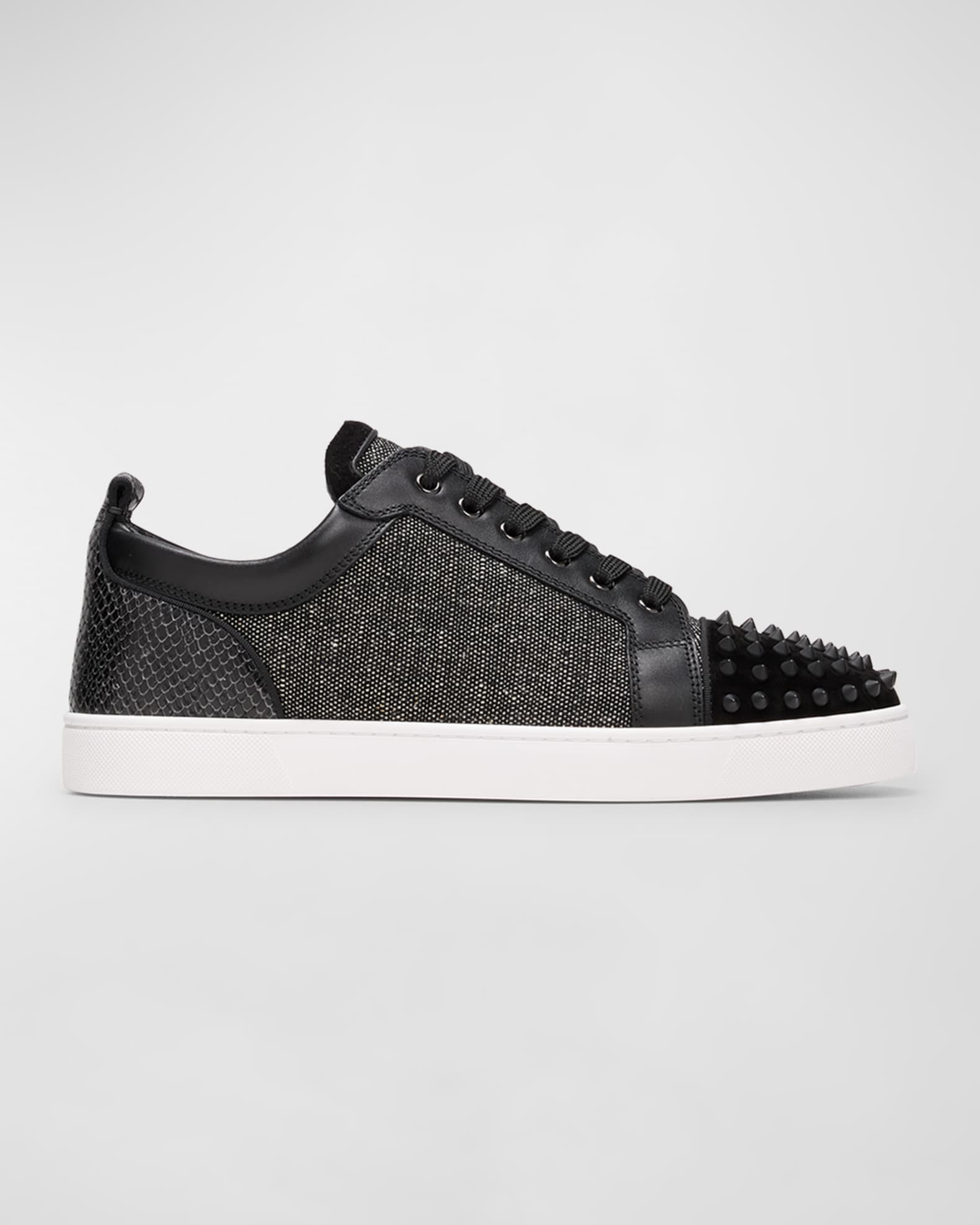 Mens grey christian louboutin sneakers shop