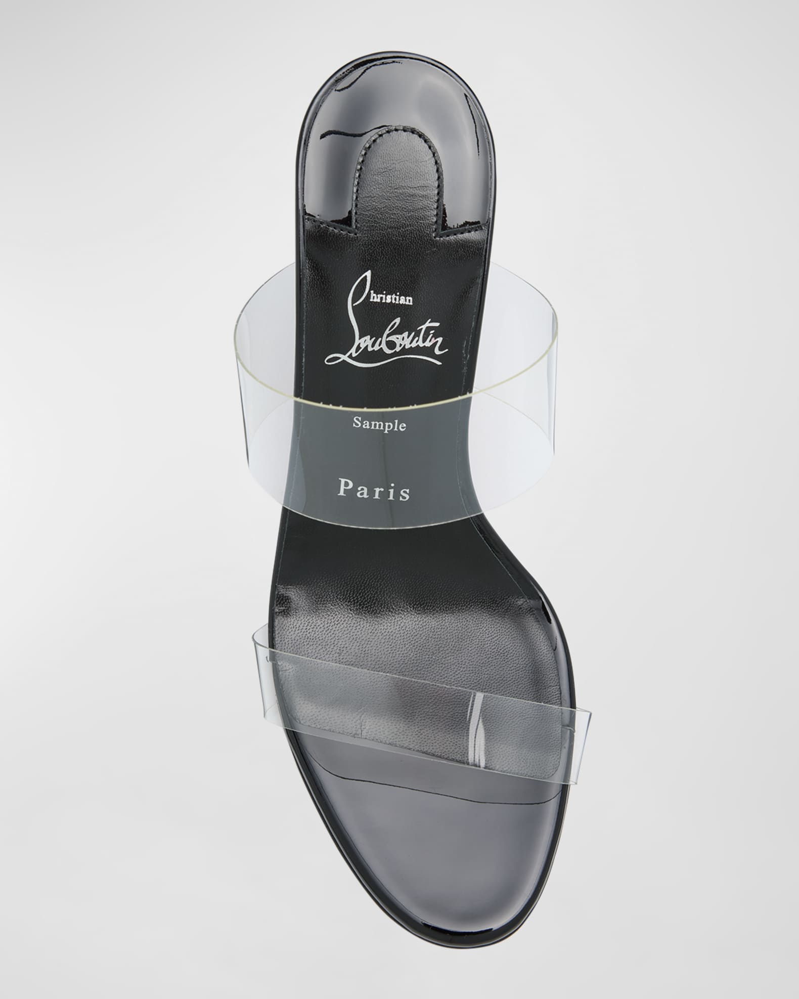Christian louboutin just nothing illusion red sole sandals sales