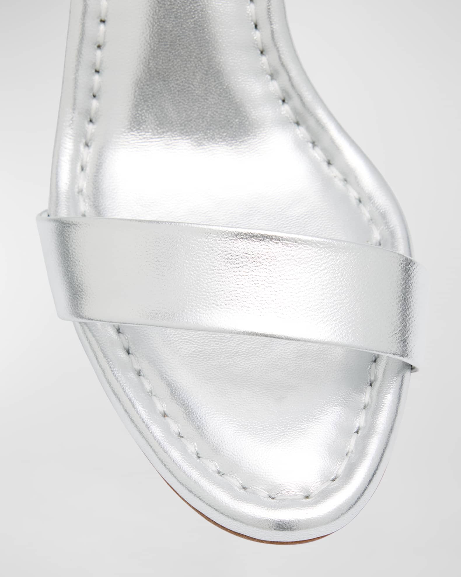 Christian Louboutin Miss Sabina Metallic Red Sole Sandals