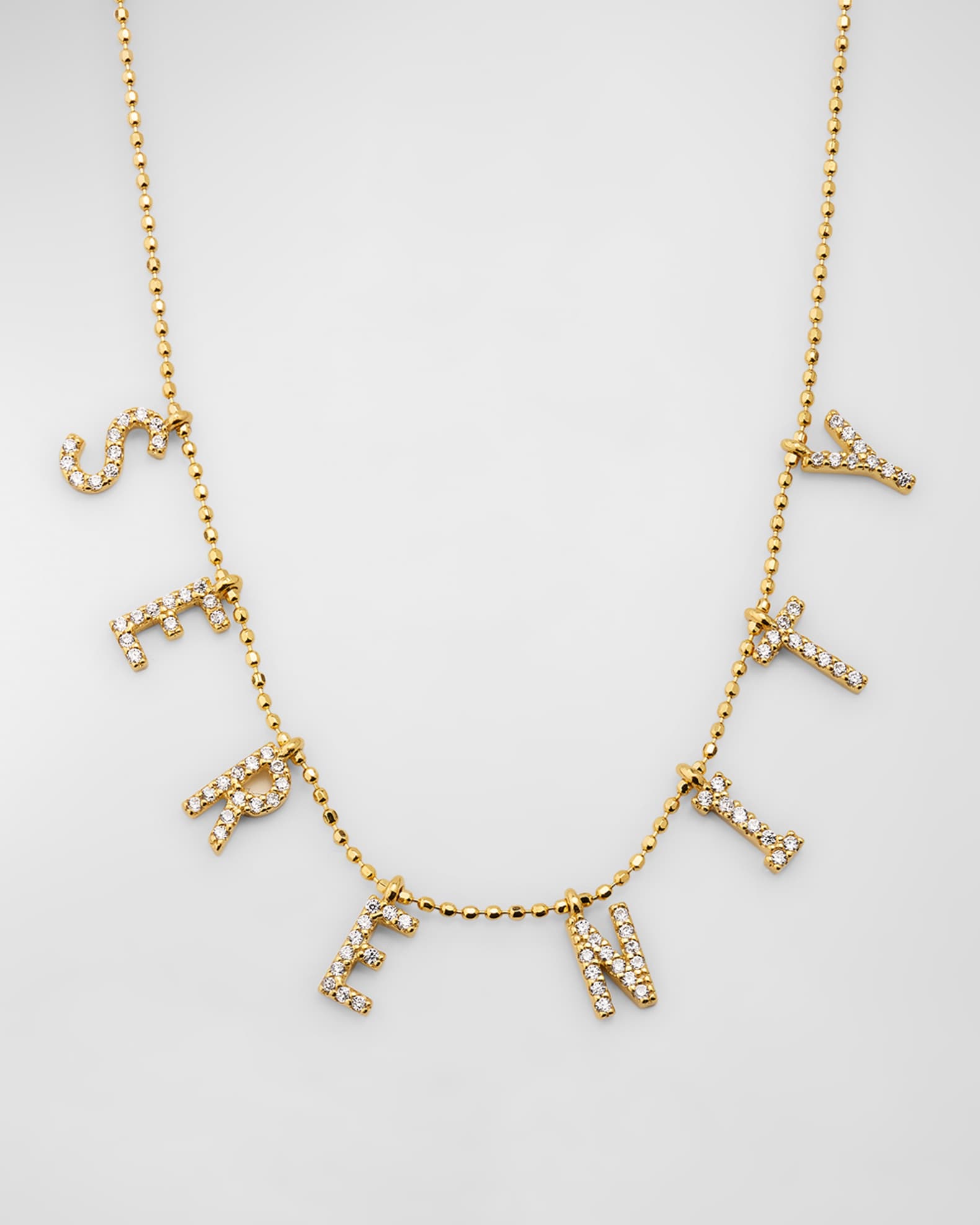 14K Gold-Plated Sterling Silver 8-Letter Personalized Necklace 0