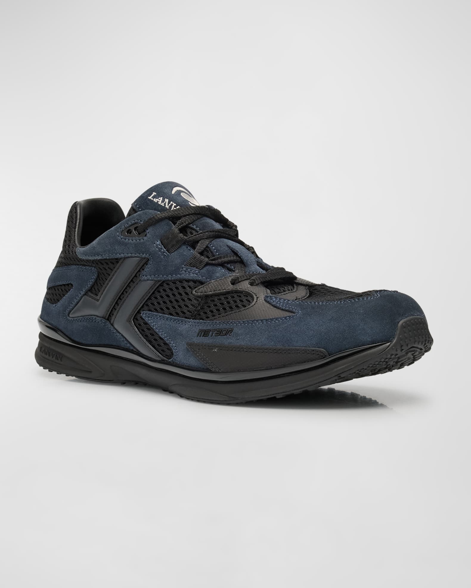 スニーカー LANVIN 'Meteor' sneakers Lanvin Black & Navy Meteor Sneakers Lanvin