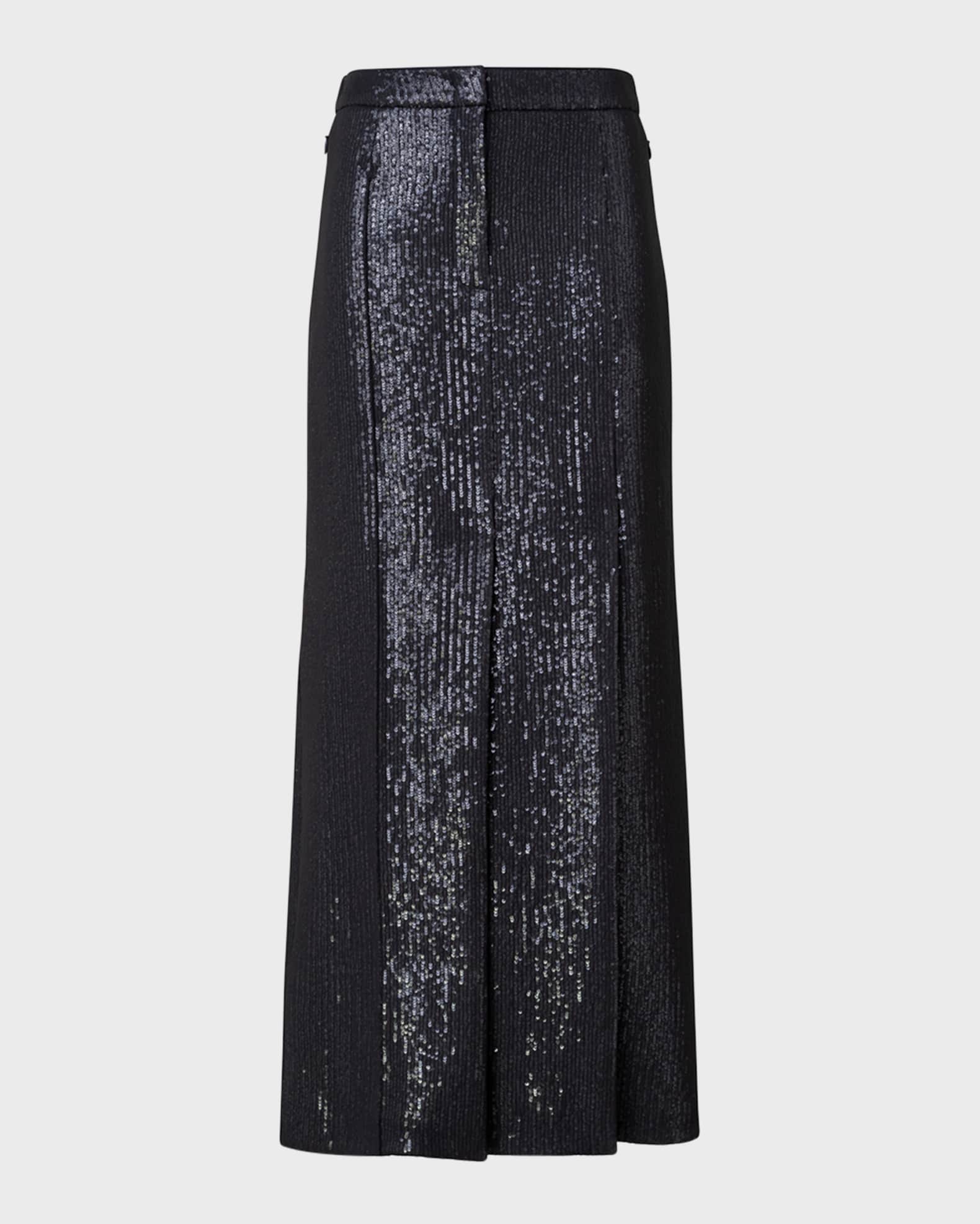 AKRIS シルクシフォン Top&skirt Akris - Silver Canvas Silk Chiffon Plissé Skirt Dress