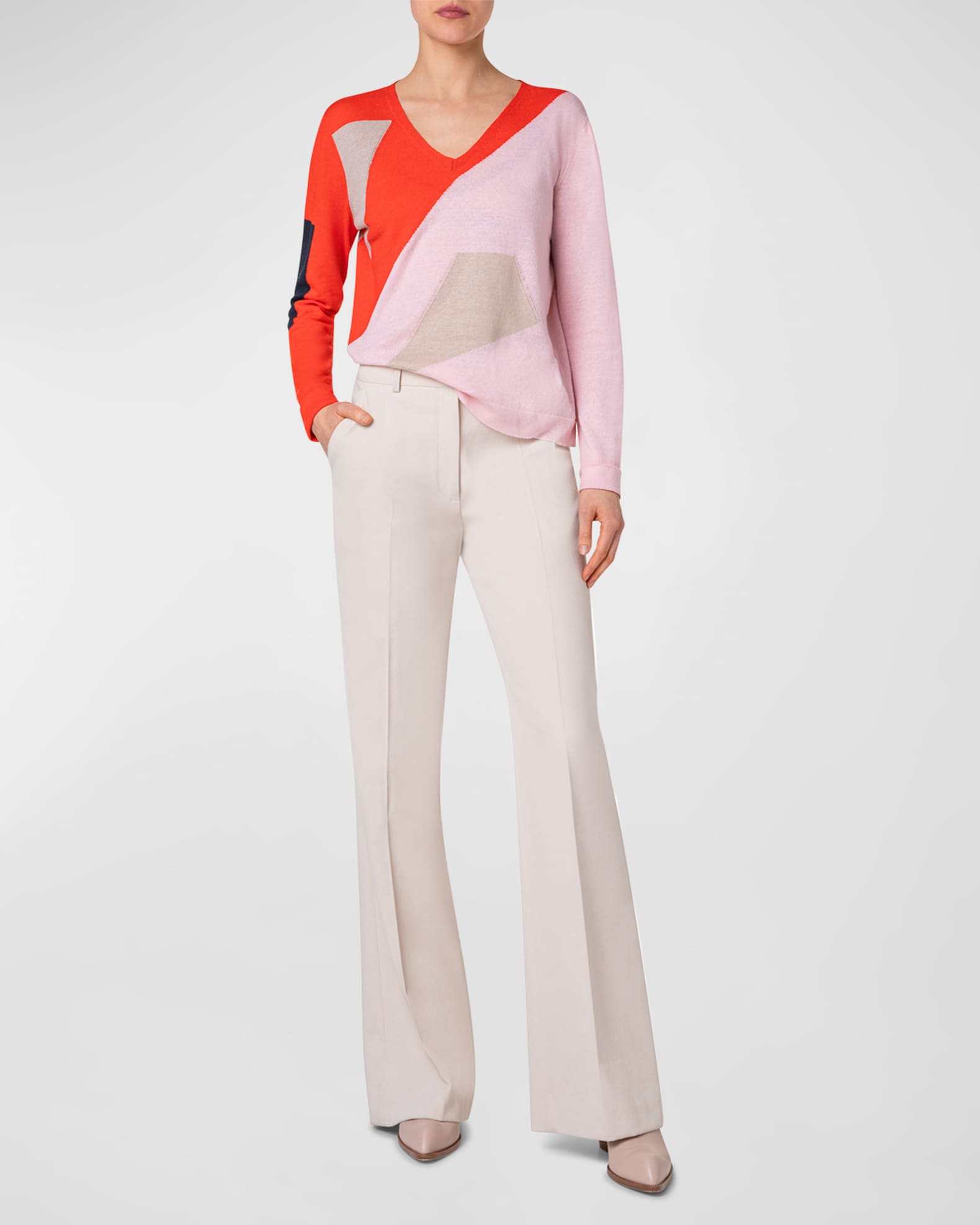 Esprit Ropa Mujer Suéter Esprit Mujer Marrón Punto Intarsia Mezcla  De Lana Cuello Redondo Ajuste Relajado Sweaters Esprit Intarsia Knit