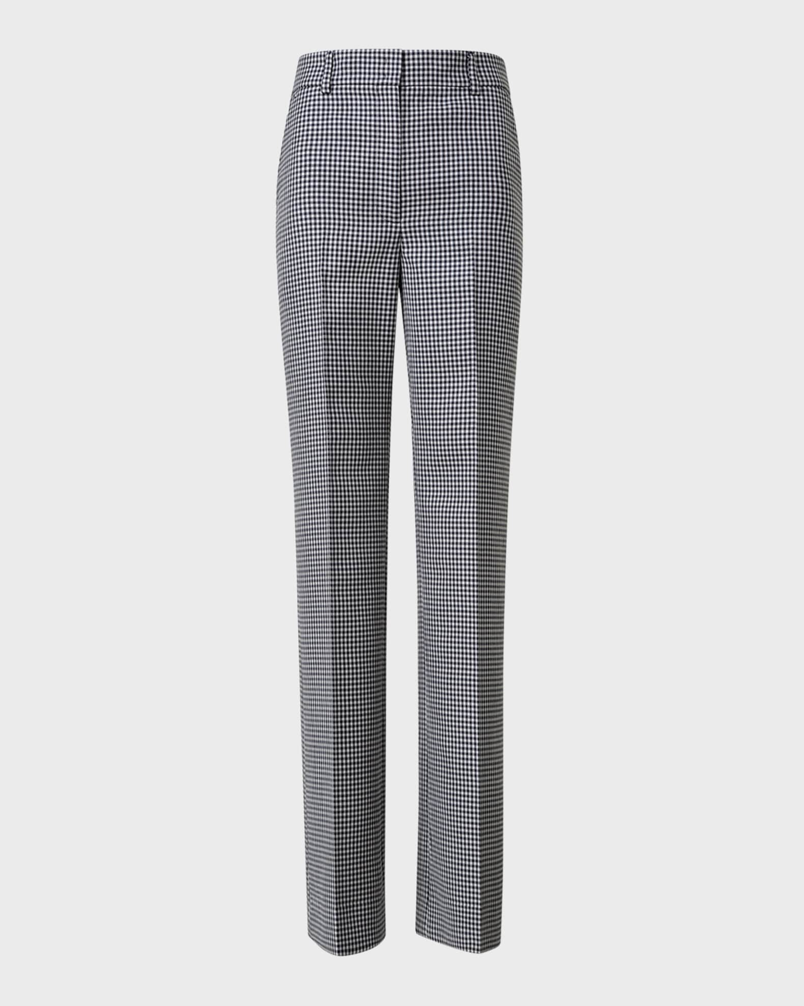 Florine Double-Face Wool Straight-Leg Pants  0