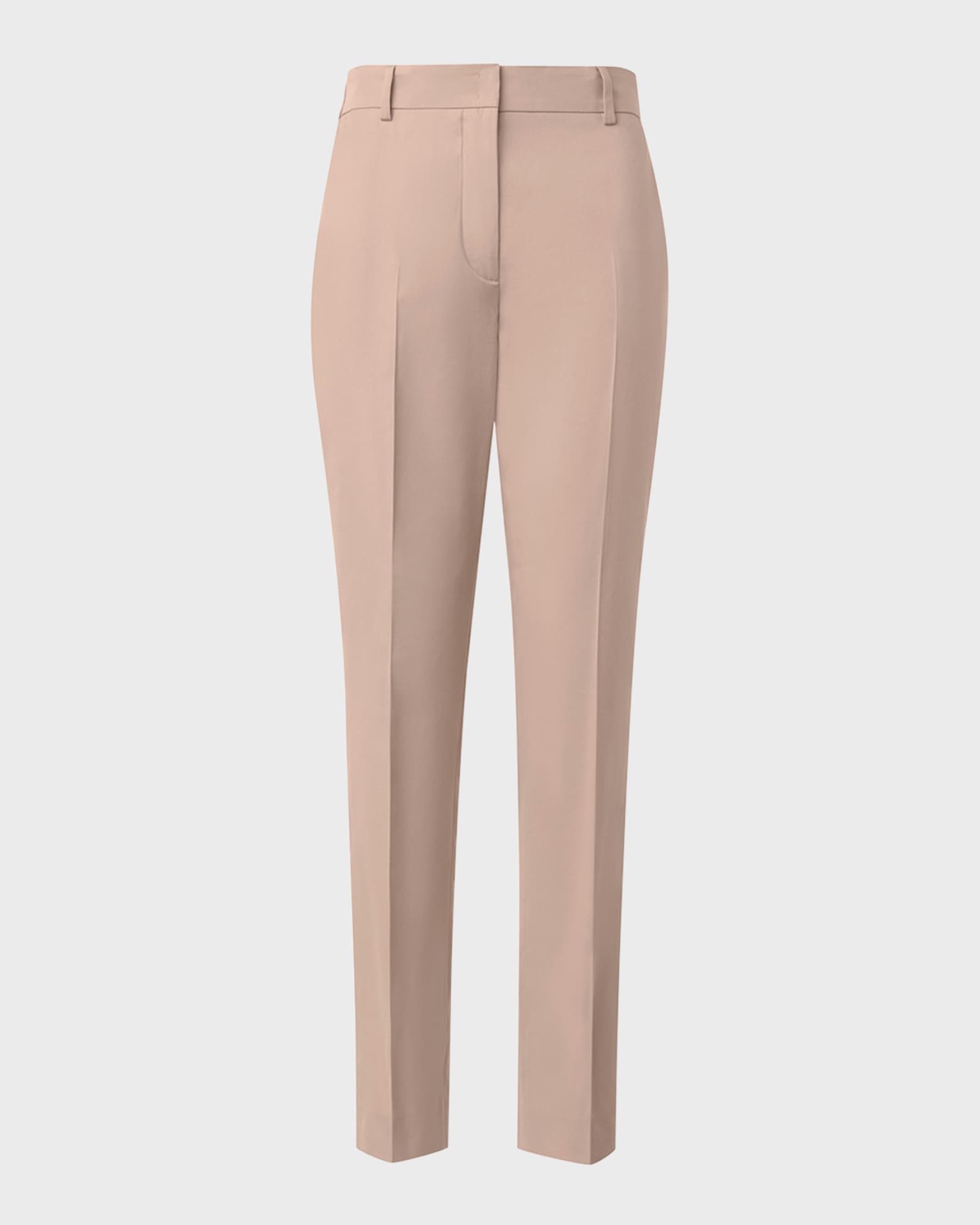 Flavin Cotton Techno Gabardine Tapered-Leg Ankle Pants 0