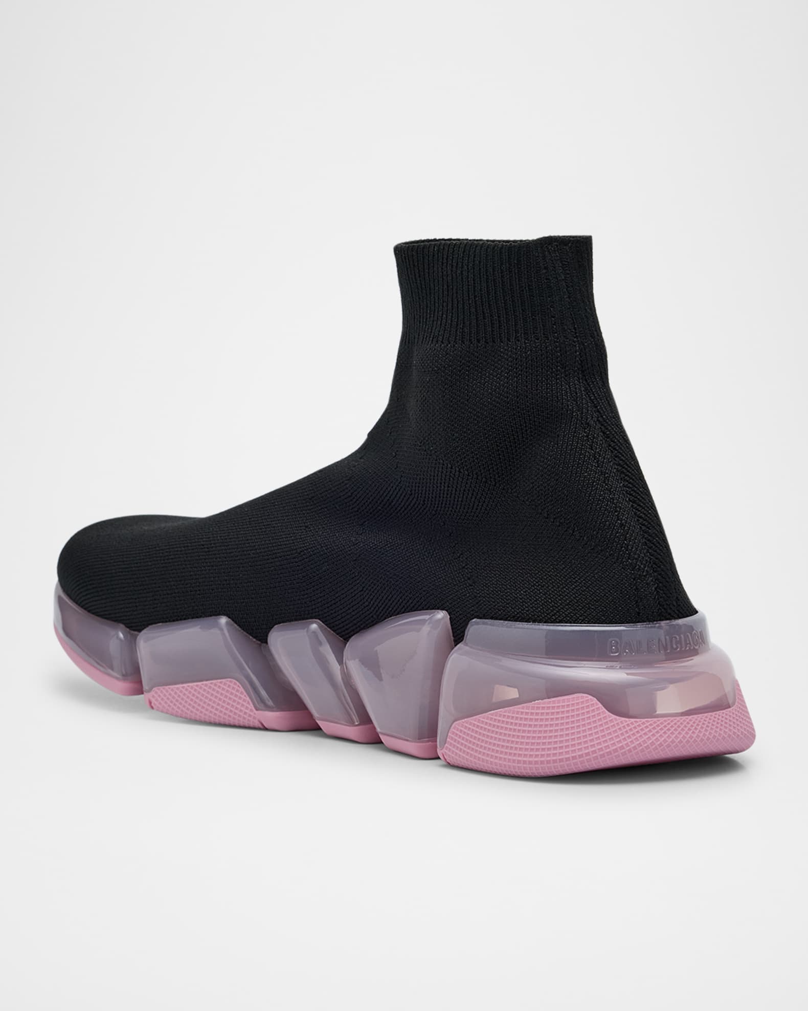 Balenciaga speed trainer black and pink new arrivals