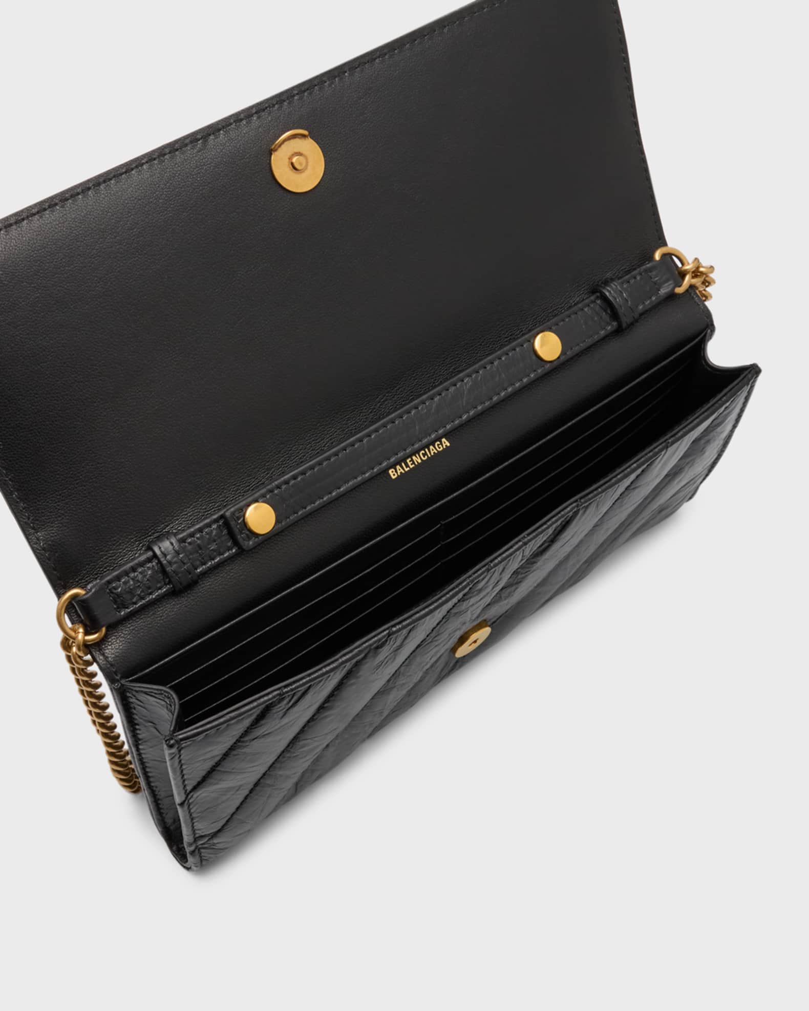 Crush Quilted Wallet on Chain