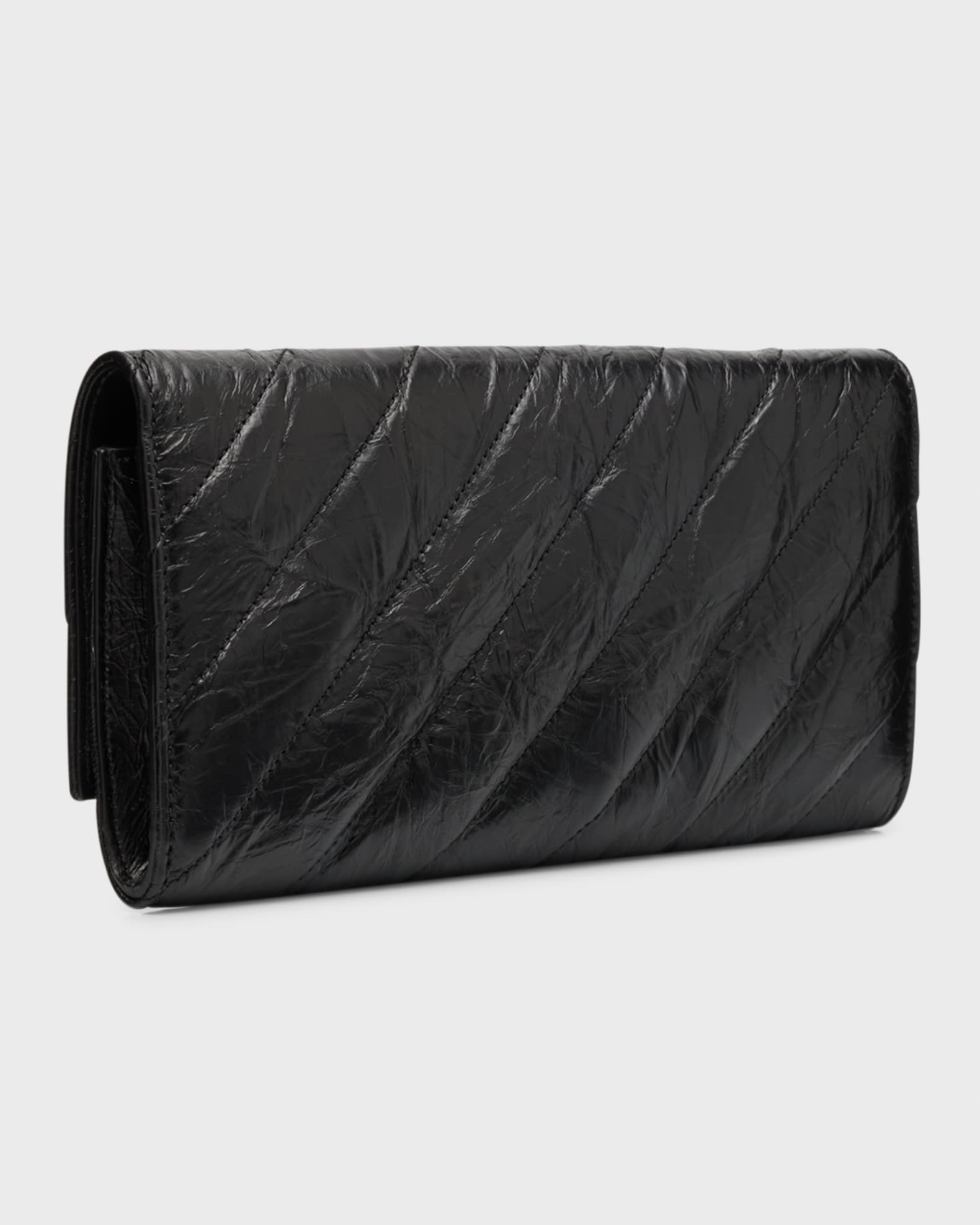 【関税＆送料込み】Balenciaga Crush Wallet On Chain Balenciaga Crush Quilted Wallet on Chain | Neiman Marcus