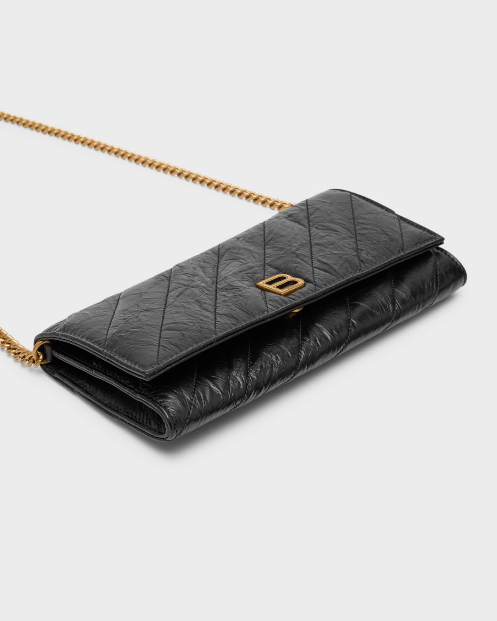 Crush Quilted Wallet on Chain 1