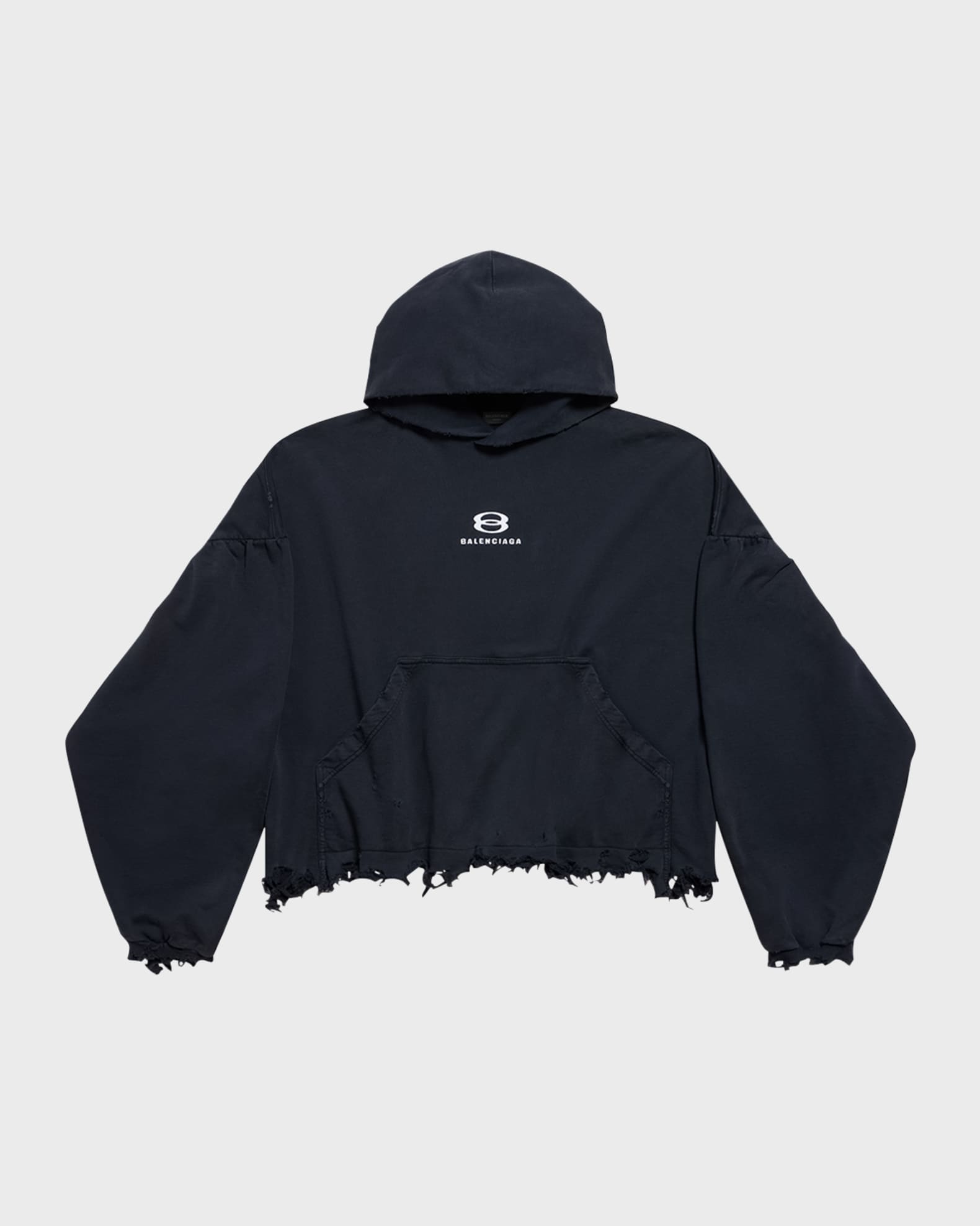 Unity Sports Icon Cropped Hoodie Oversized