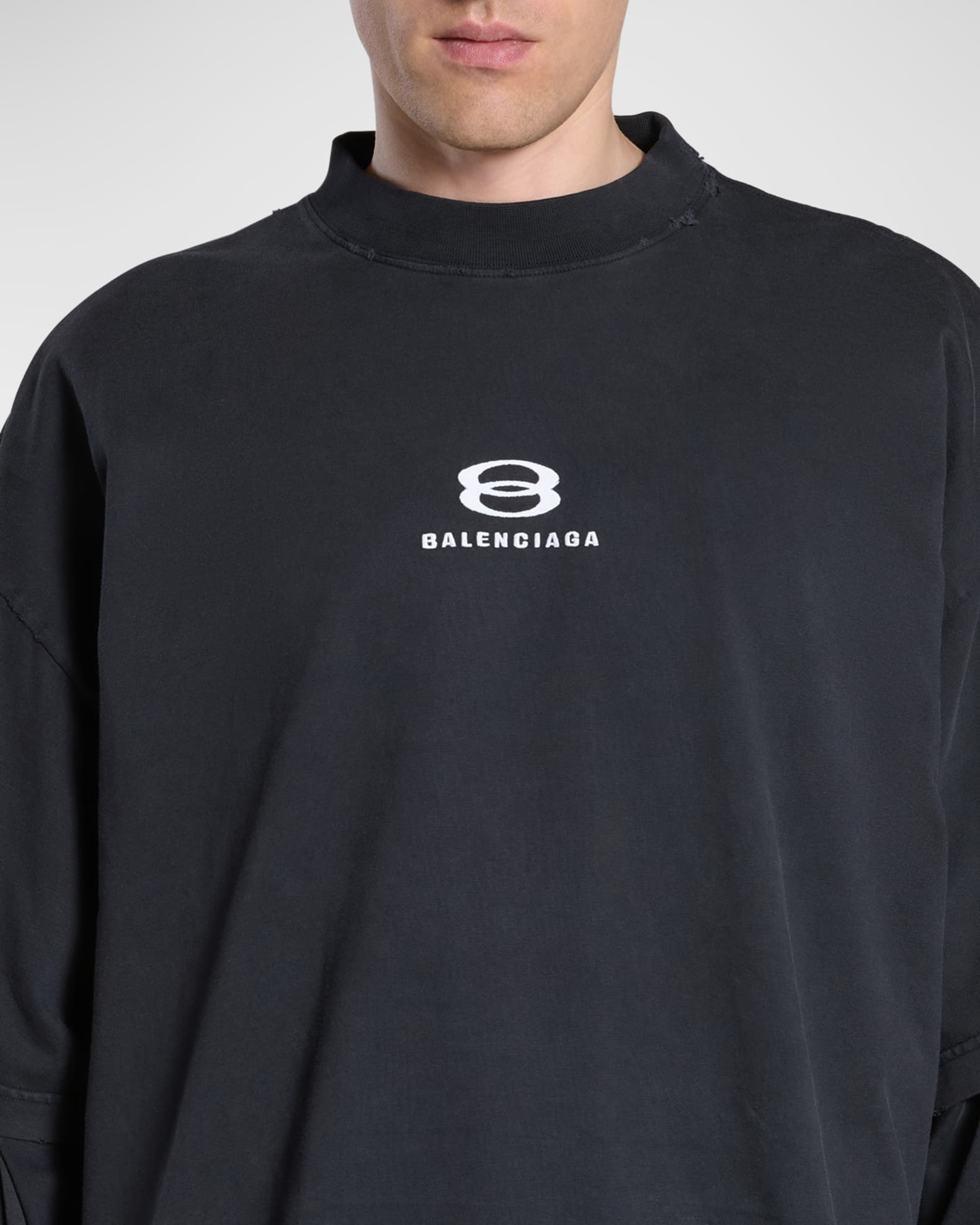 Balenciaga Unity Cut Off Cropped T-Shirt – www.Lukes.store