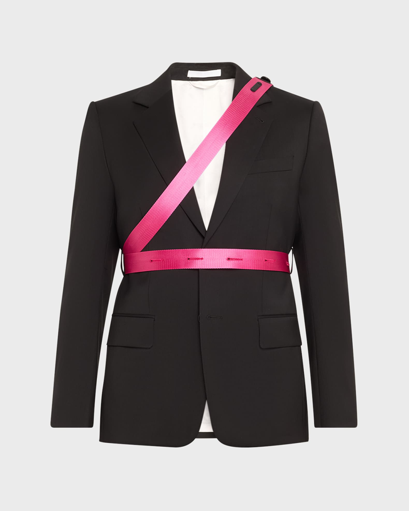Helmut Lang Black Tuxedo Coat
