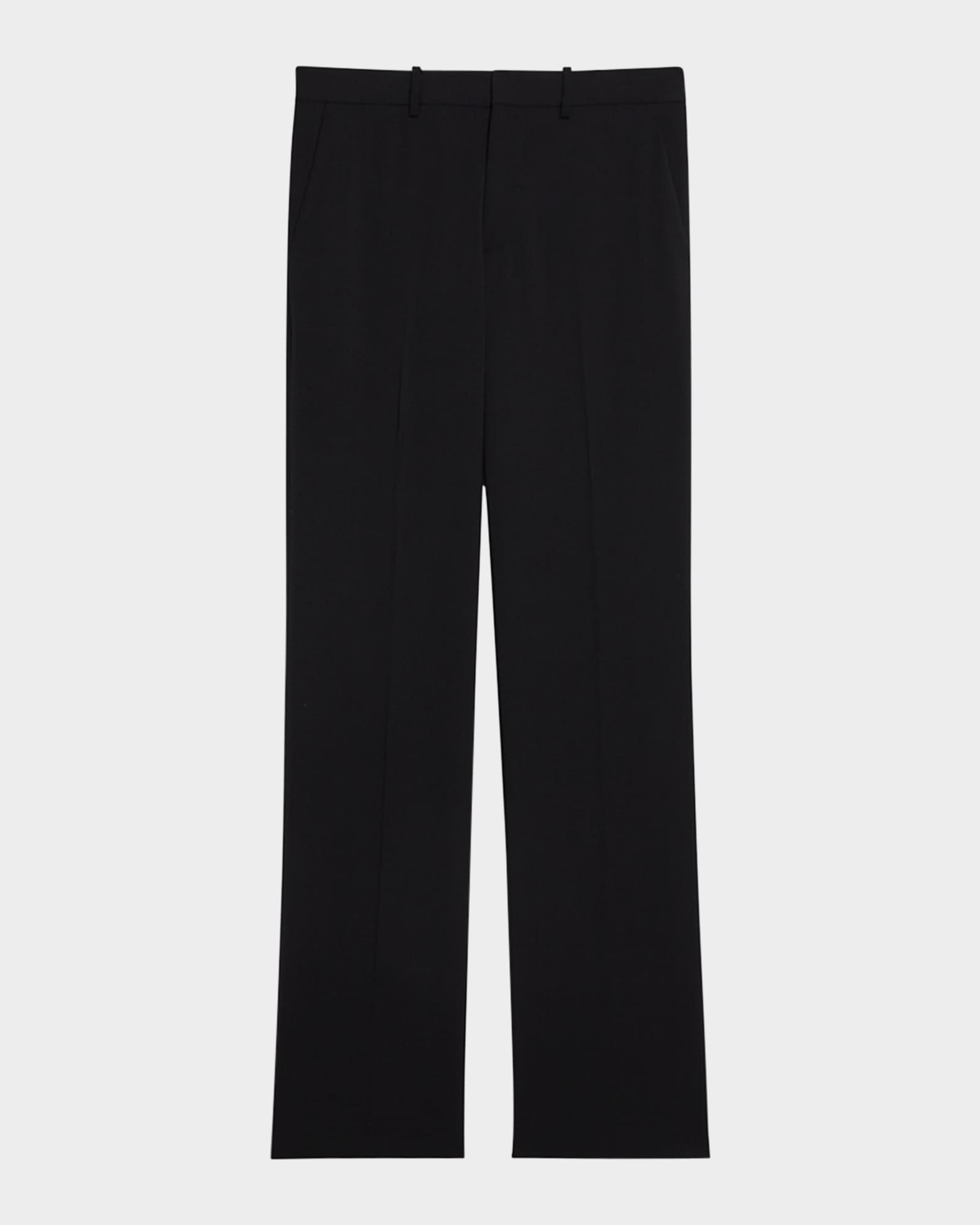 Men's Straight-Leg Crepe Suit Pants 0