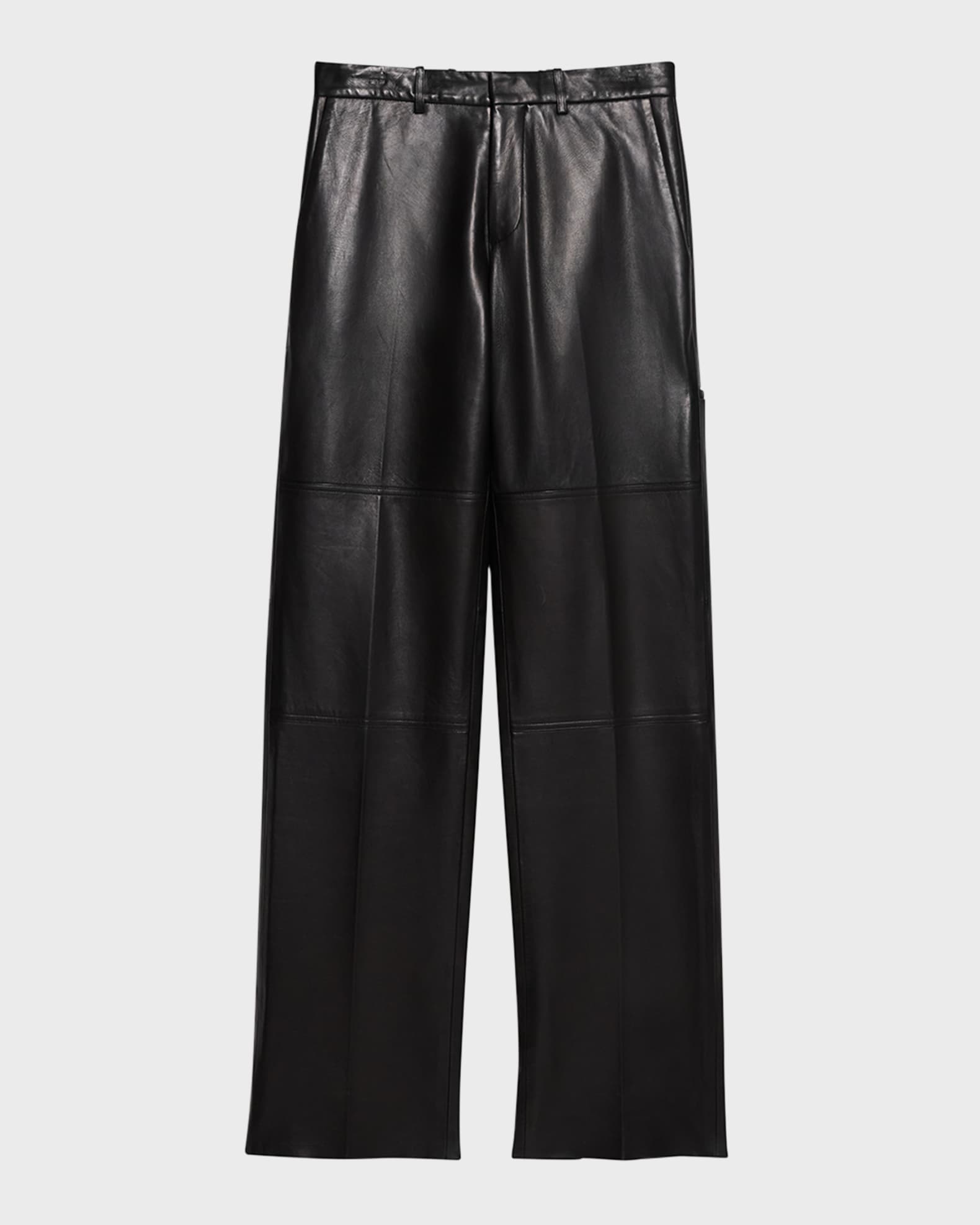 Helmut Lang Men's Leather Carpenter Pants | Neiman Marcus Helmut Lang Men's Leather Carpenter Pants | Neiman Marcus