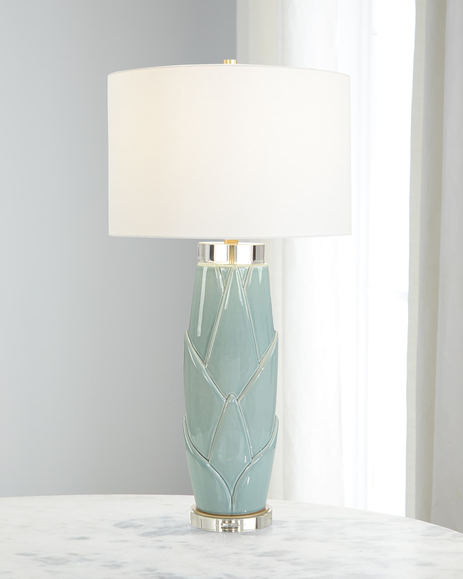 Lush Leaves 33" Table Lamp 1
