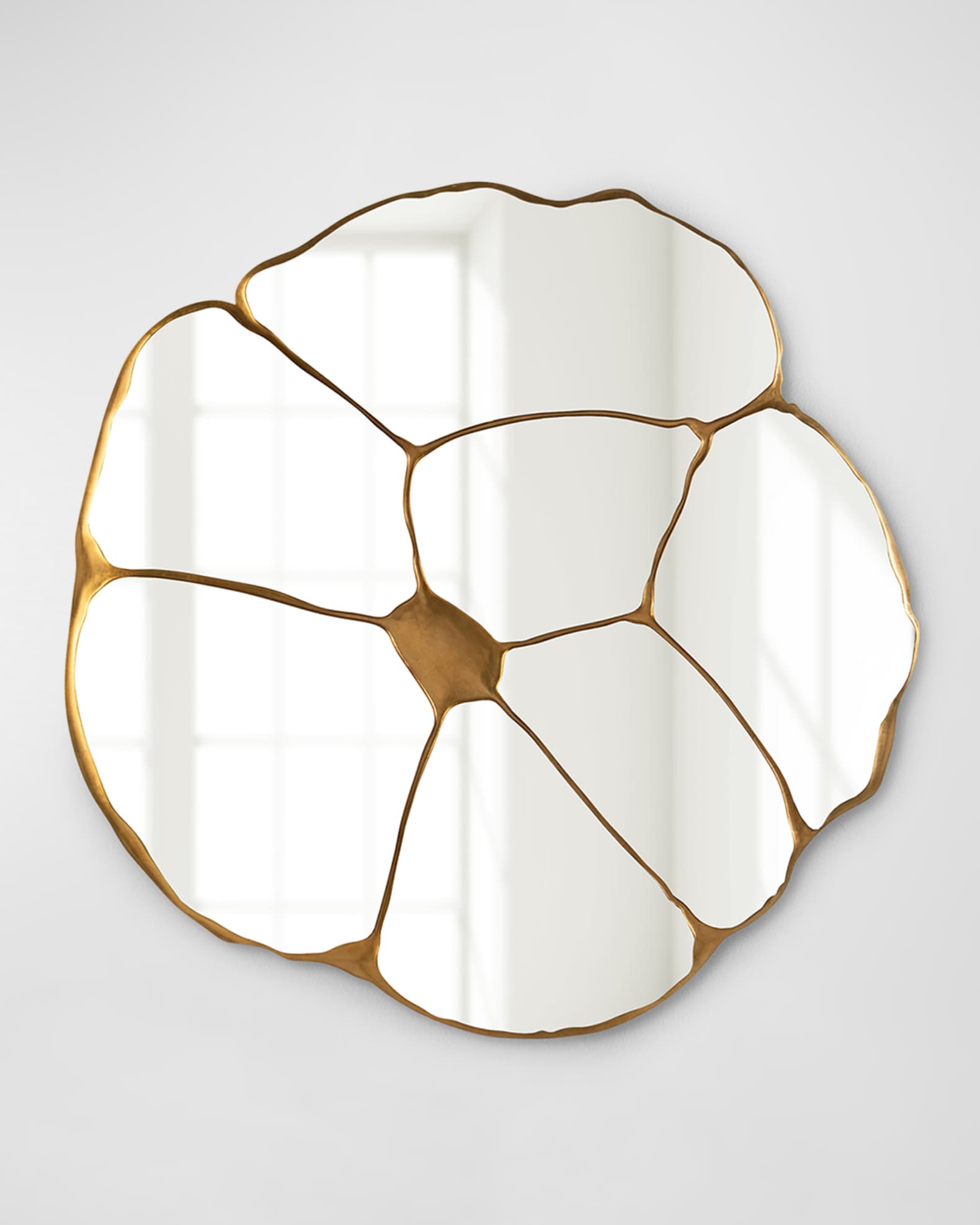 Gilded Shards 58" Wall Mirror 0