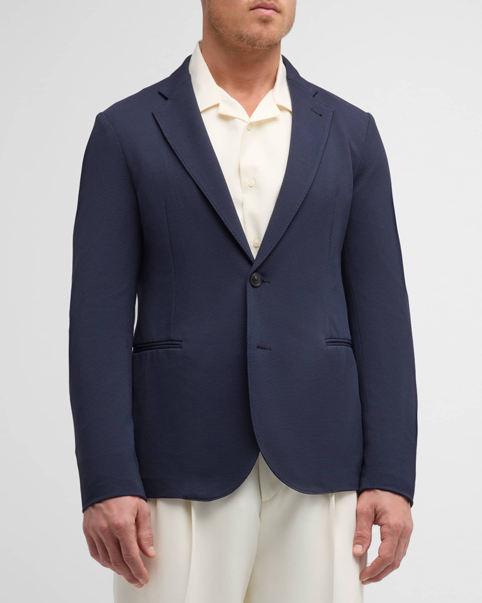 Emporio Armani Men s Rice Stitch Sport Coat Neiman Marcus