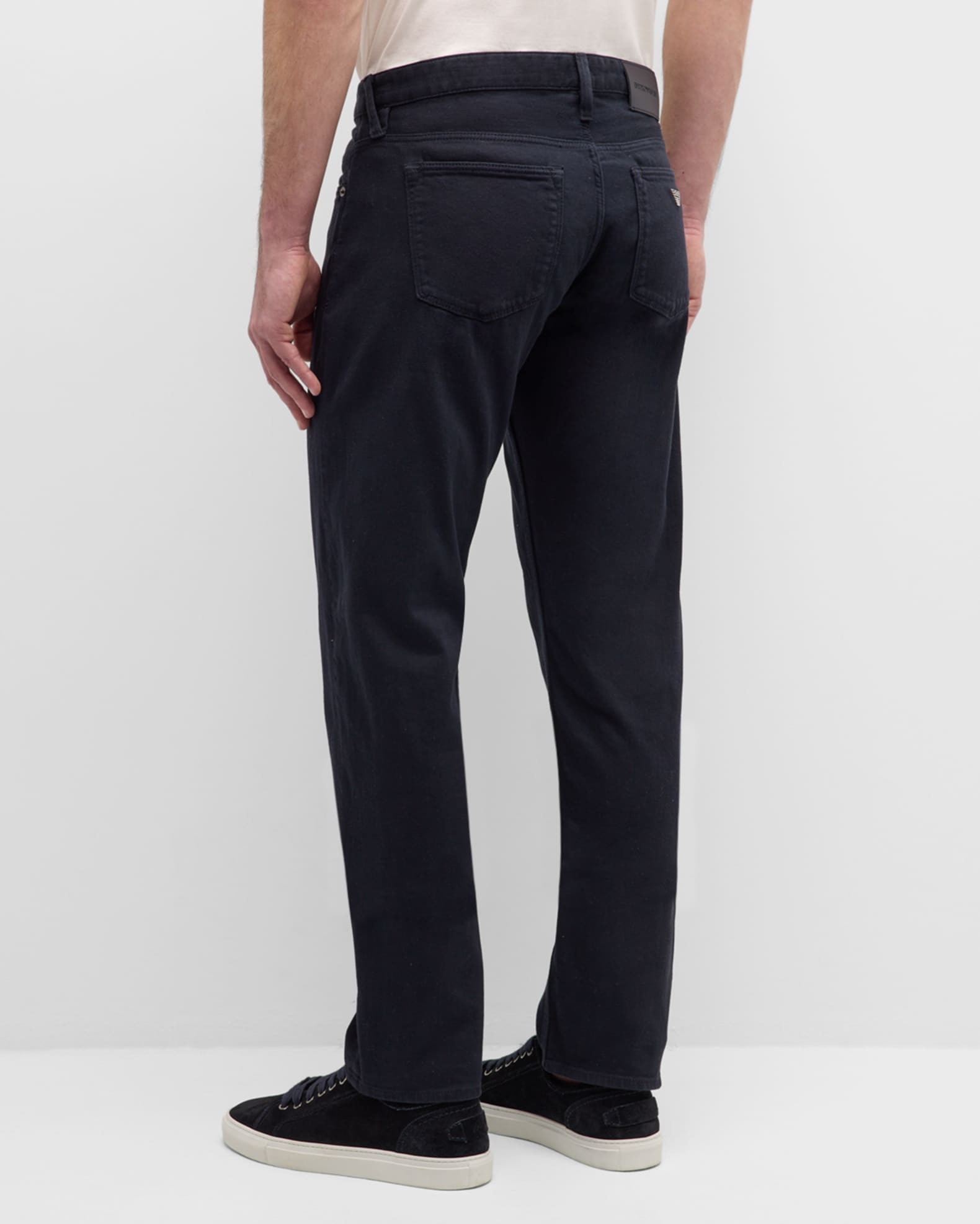 Emporio Armani Men's Straight Fit 5-Pocket Pants | Neiman Marcus