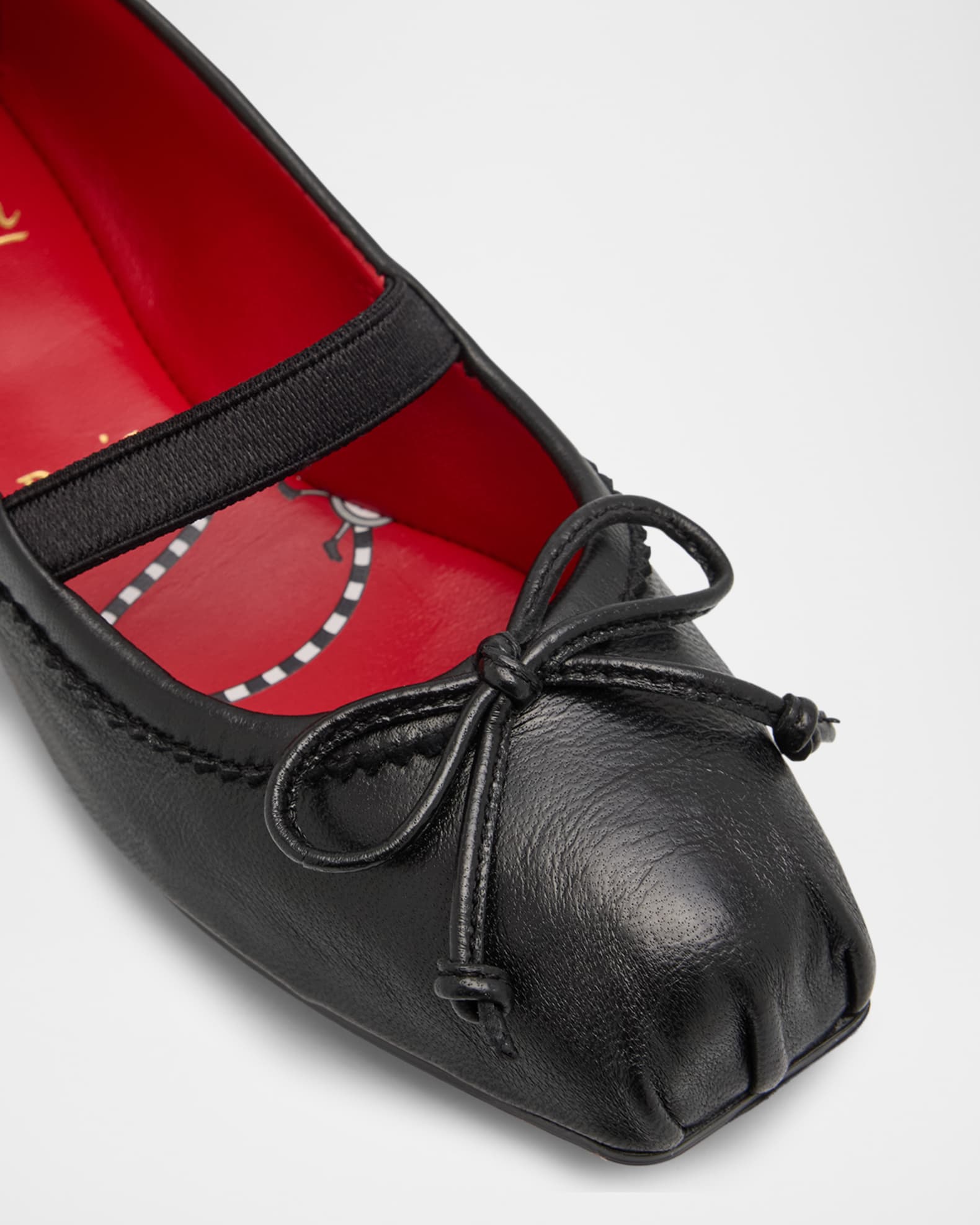 Christian Louboutin Girl's Leather Ballet Flats, Toddlers/Kids