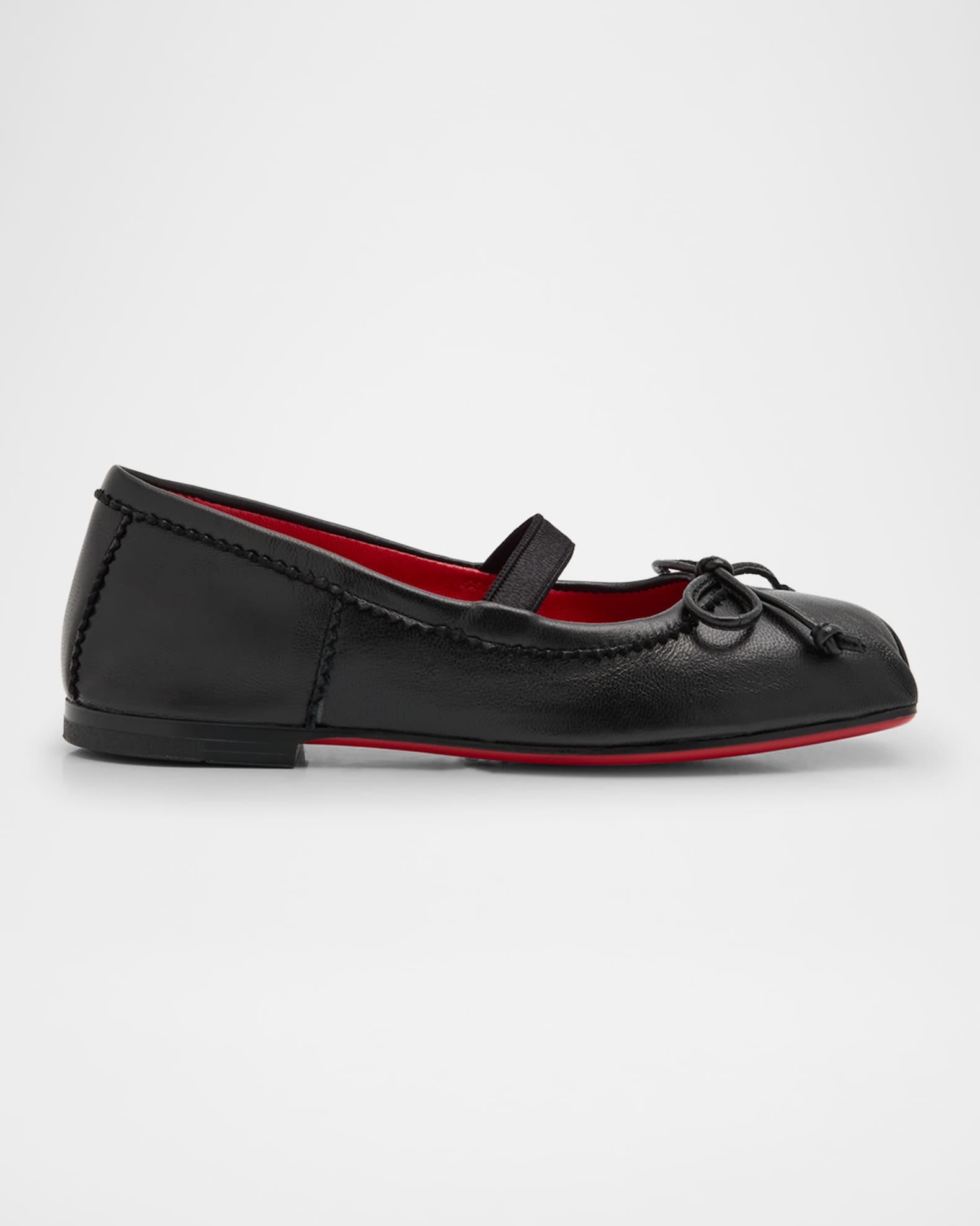 Girl's Leather Ballet Flats, Toddlers/Kids 0