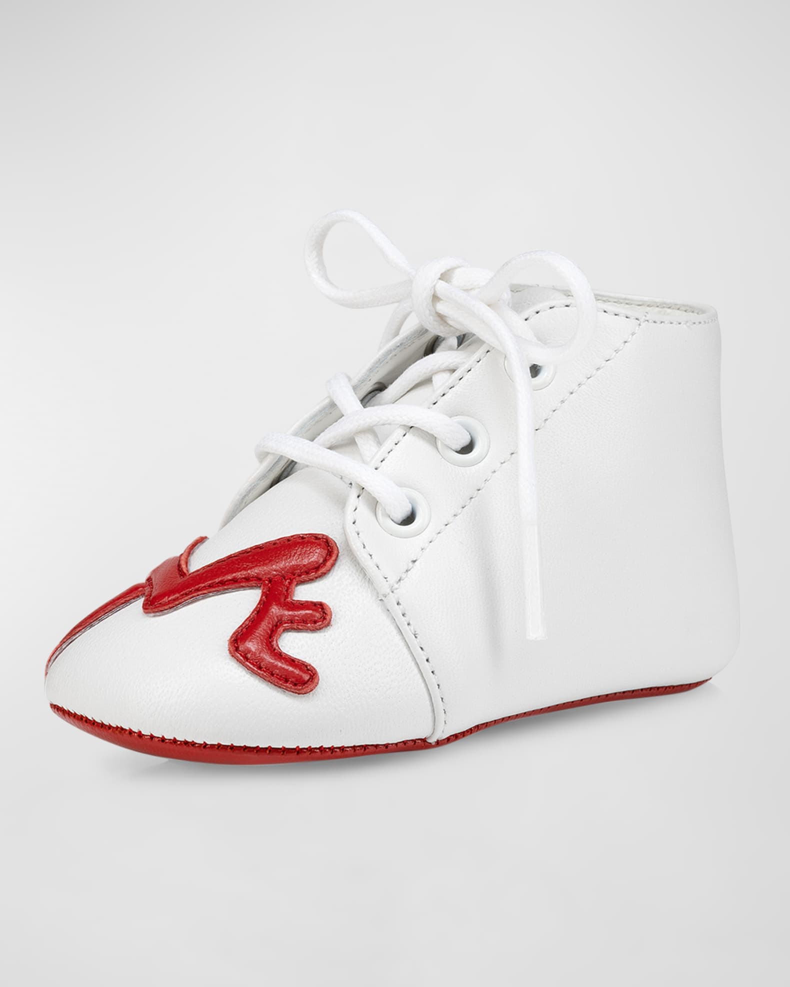 Girl's Love Applique Pre Walkers, Baby 1