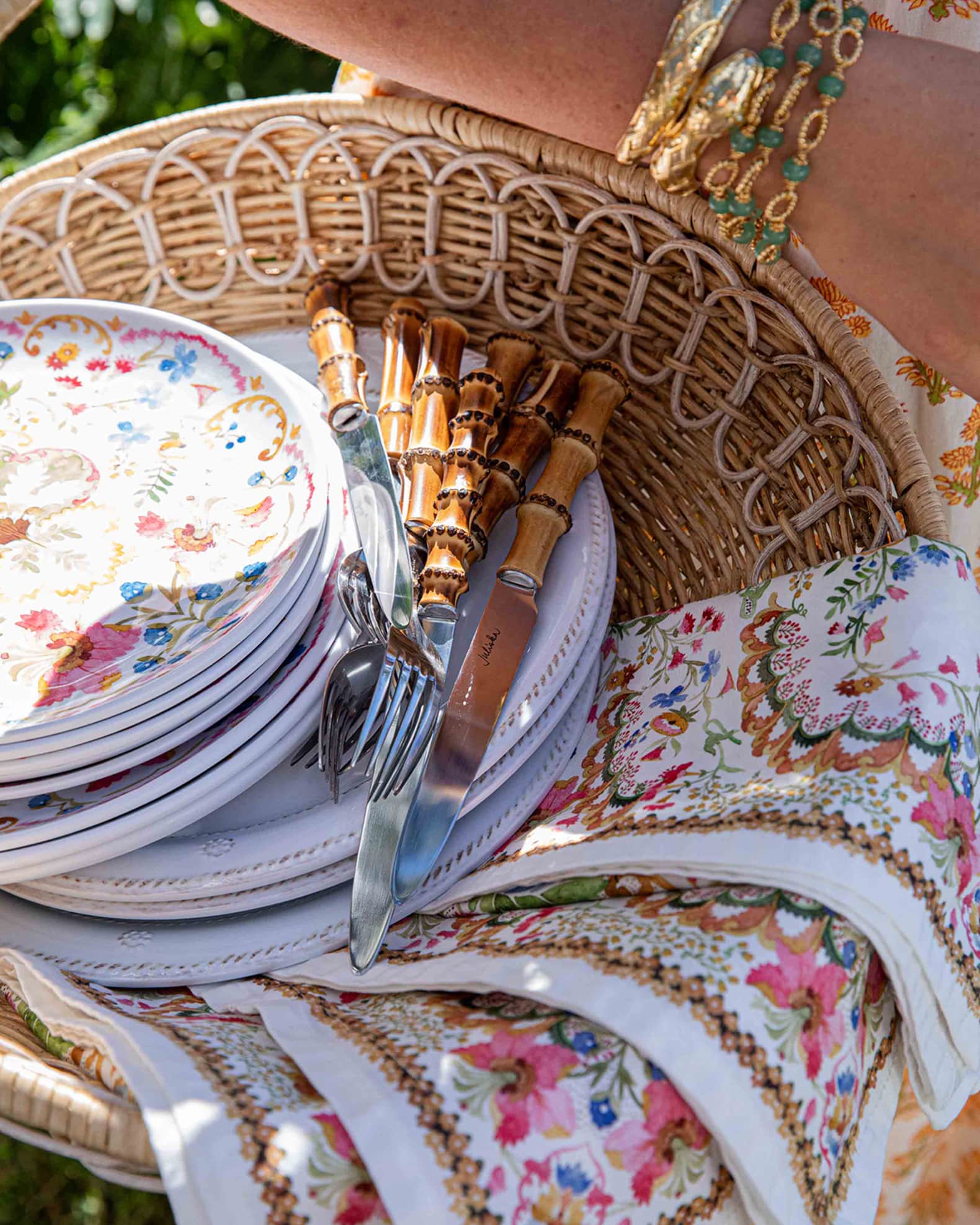 Juliska Bamboo 20Piece Flatware Set Neiman Marcus