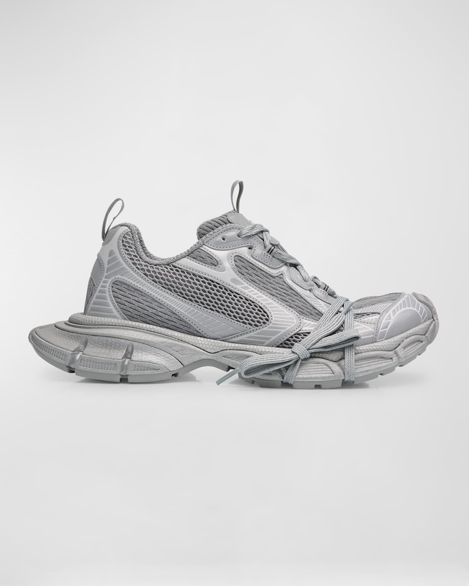 Men's 3XL Reflective Mesh Fashion Sneakers 0