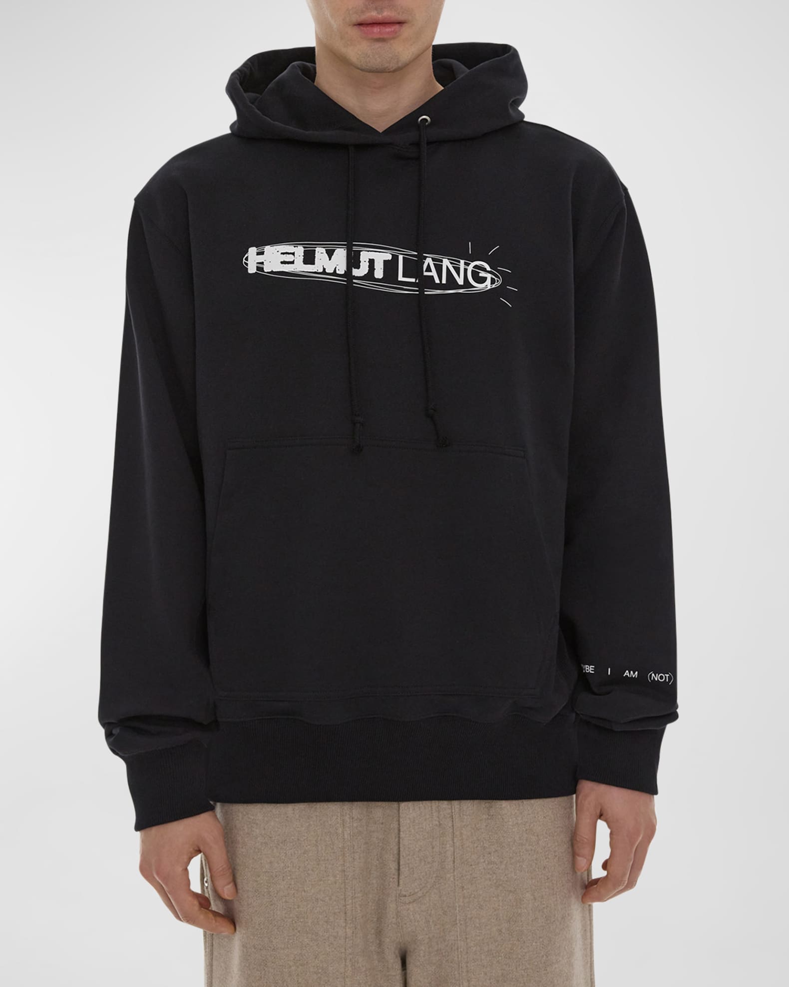 Helmut Lang Men s Outer Space Logo Hoodie Neiman Marcus